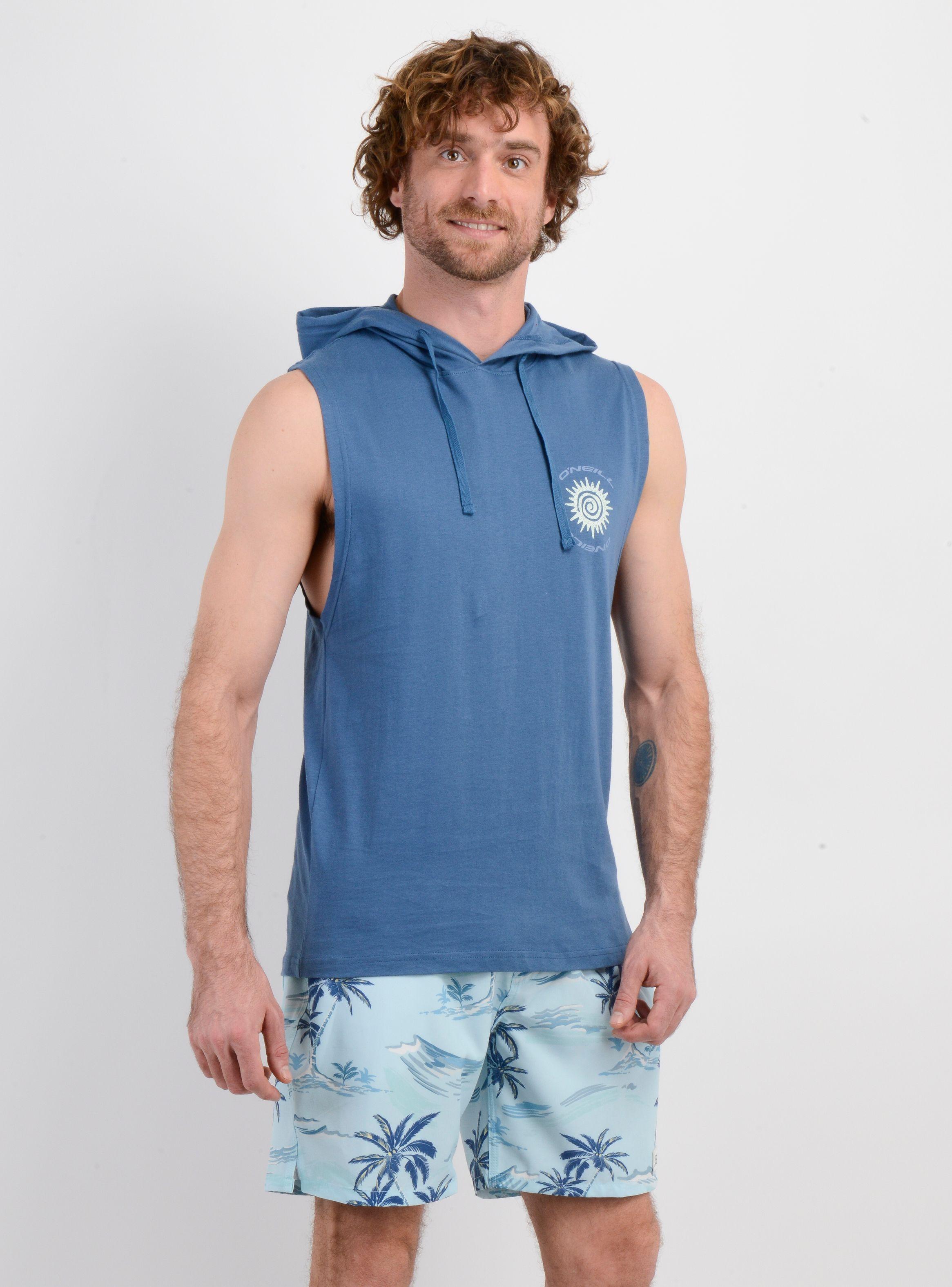 POLERA SIN MANGAS SUMMER TIME AZUL-3