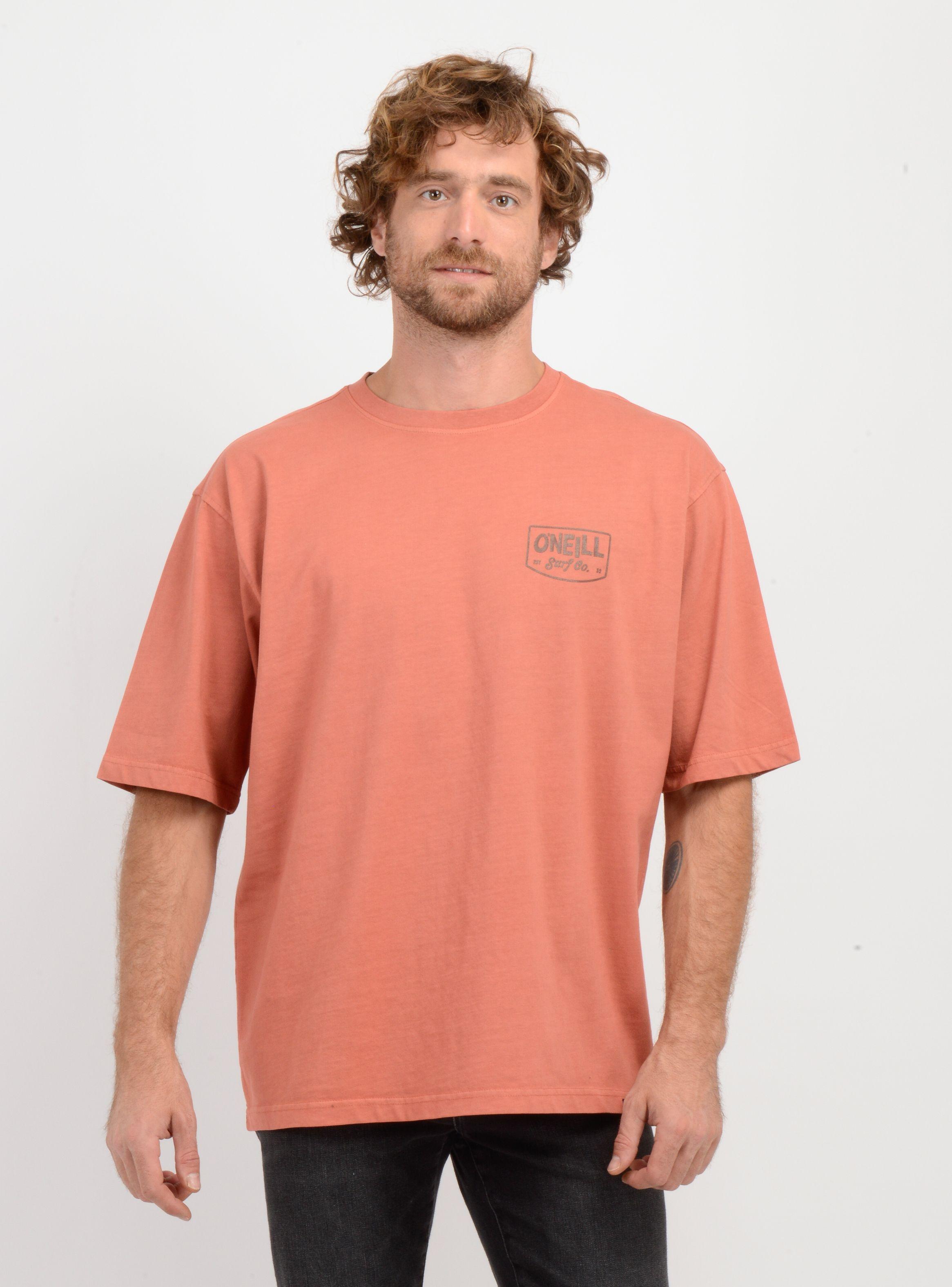 POLERA MANGA CORTA BARREL HOUSE  NARANJO OSCURO-0