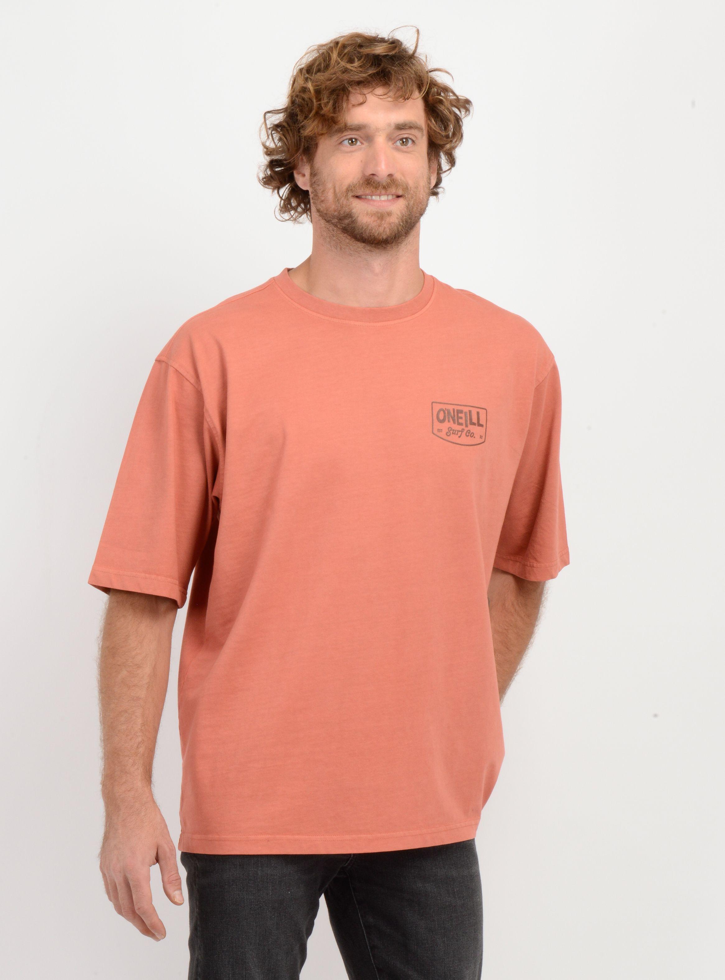 POLERA MANGA CORTA BARREL HOUSE  NARANJO OSCURO-3