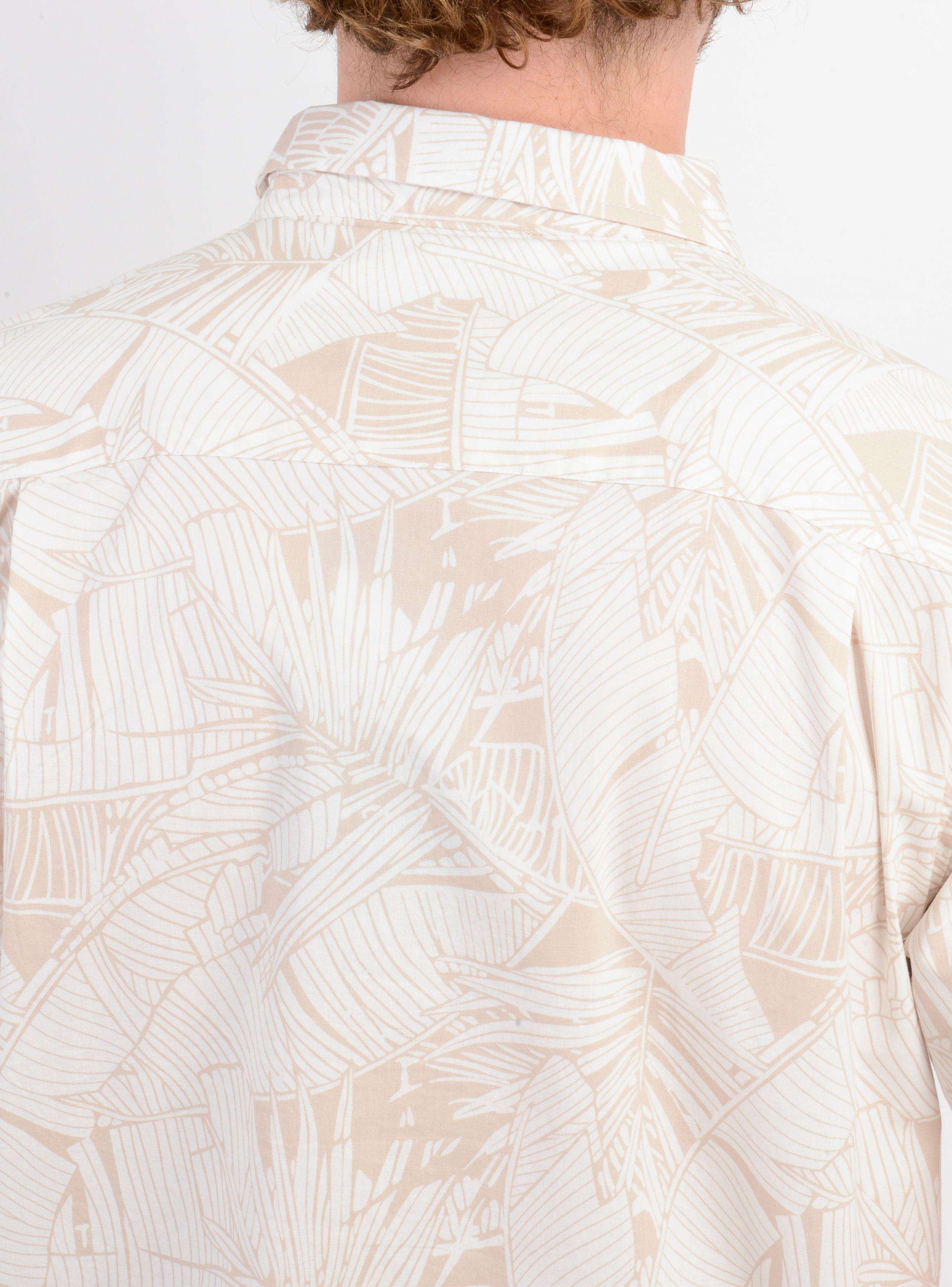 CAMISA MANGA CORTA MELODY BEIGE-5