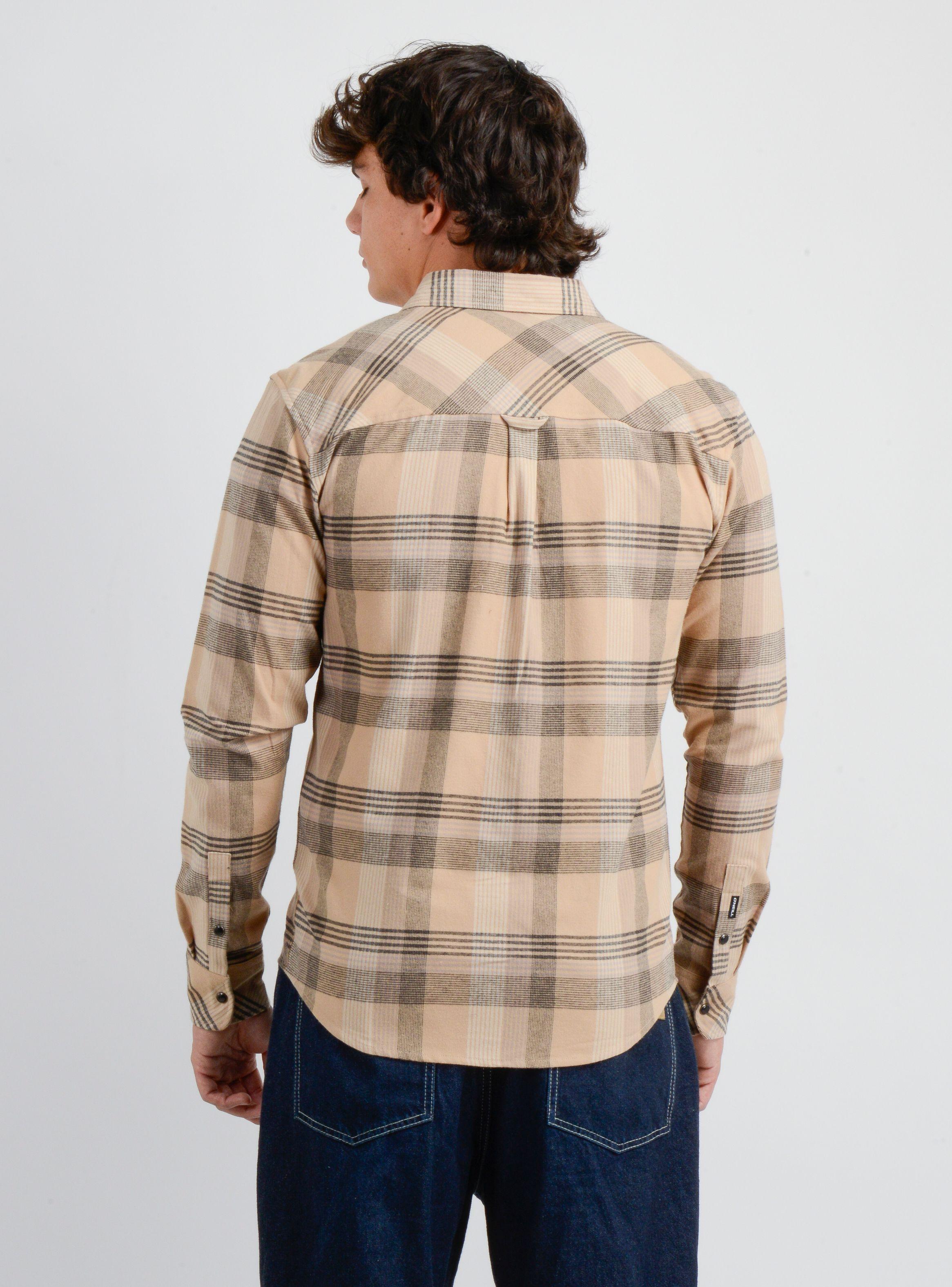 CAMISA MANGA LARGA WINSLOW CAFÉ-1