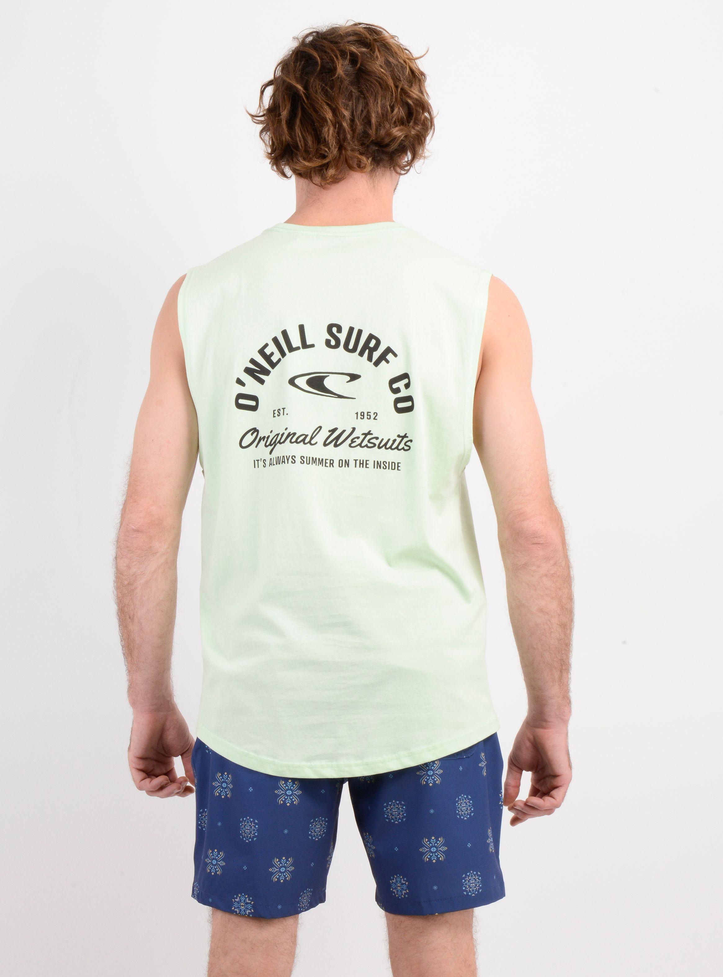 POLERA SIN MANGAS SURF CO TANK VERDE CLARO-1