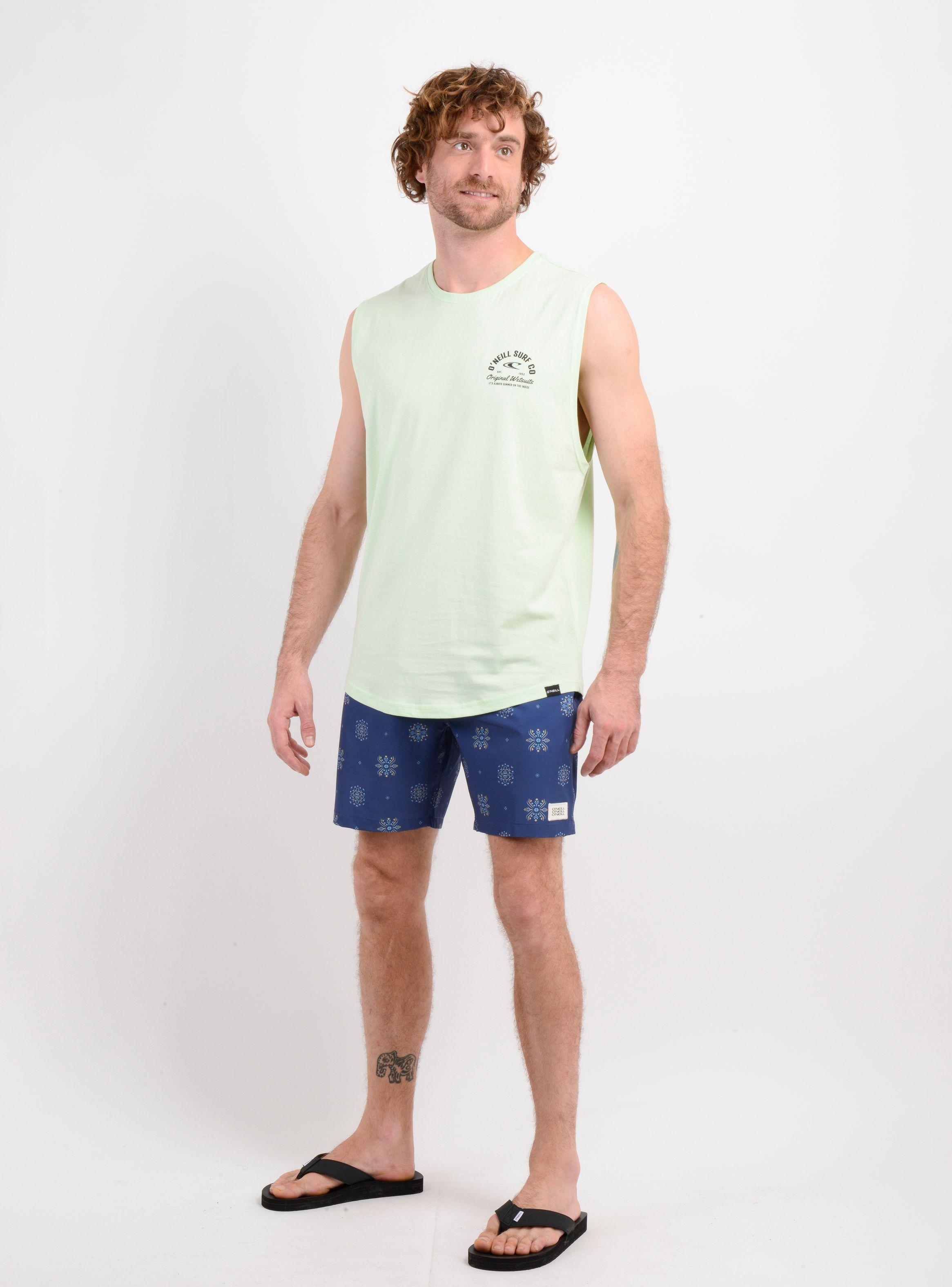 POLERA SIN MANGAS SURF CO TANK VERDE CLARO-2