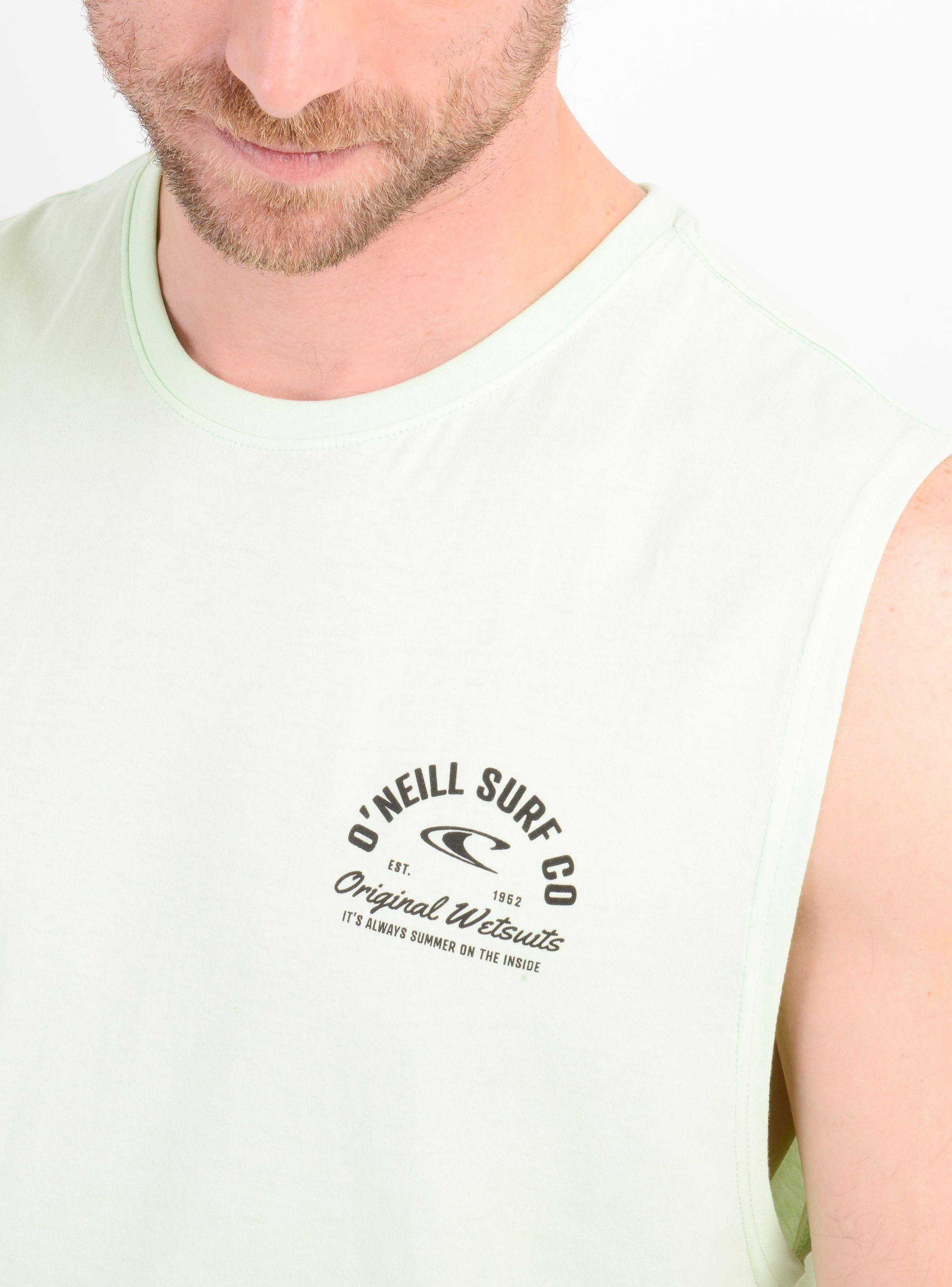 POLERA SIN MANGAS SURF CO TANK VERDE CLARO-4