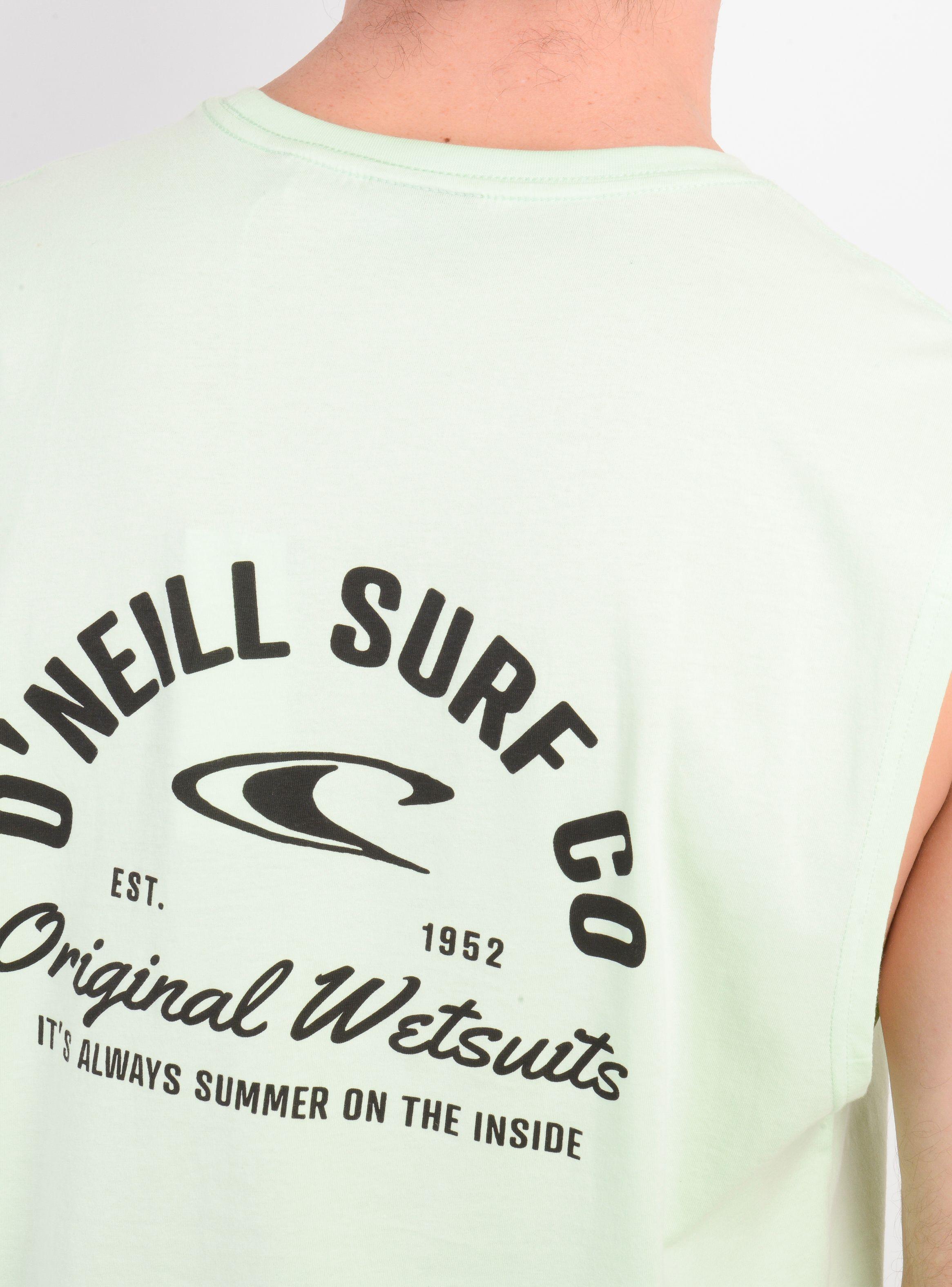 POLERA SIN MANGAS SURF CO TANK VERDE CLARO-5