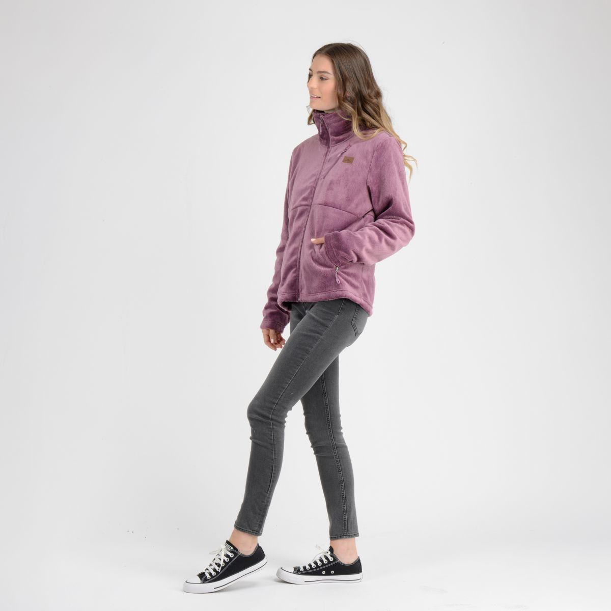 POLERON FULL ZIPER STARRY MORADO-3