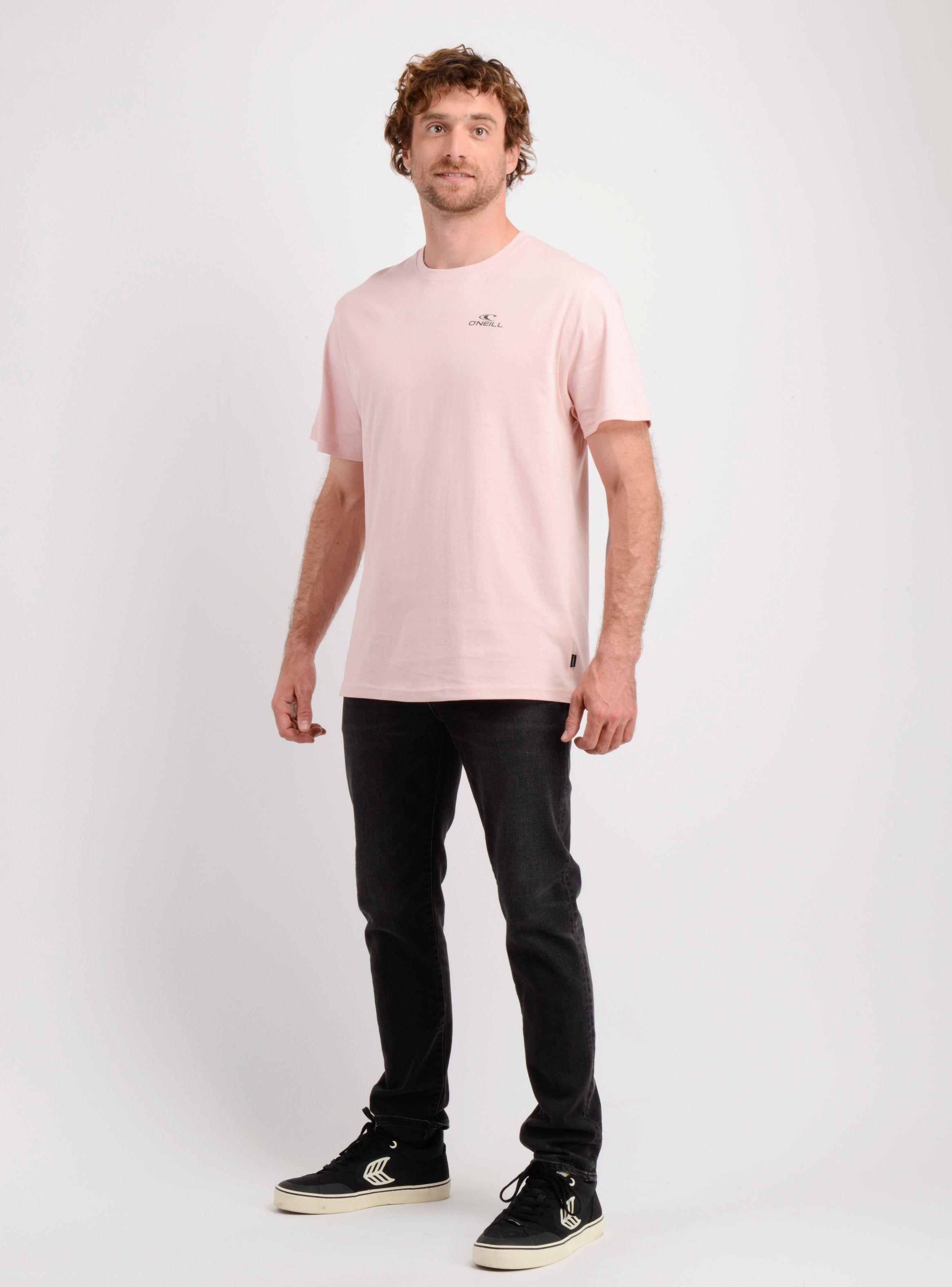 POLERA MANGA CORTA BLENDED ROSADO-2