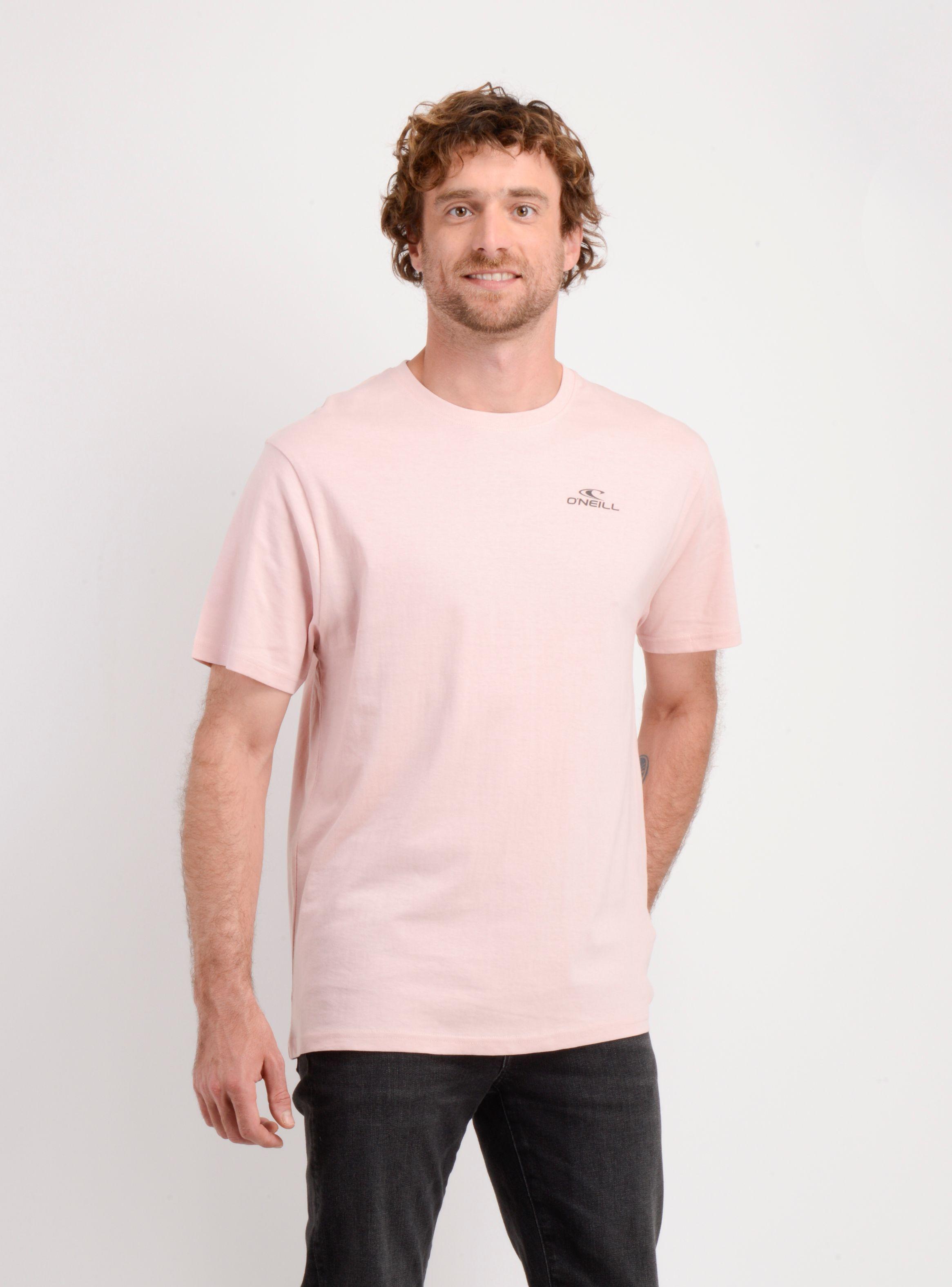POLERA MANGA CORTA BLENDED ROSADO-3