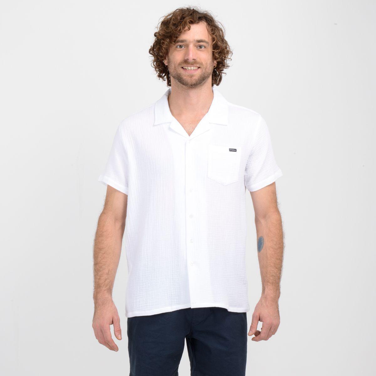 CAMISA MANGA CORTA HANA  BLANCO-0