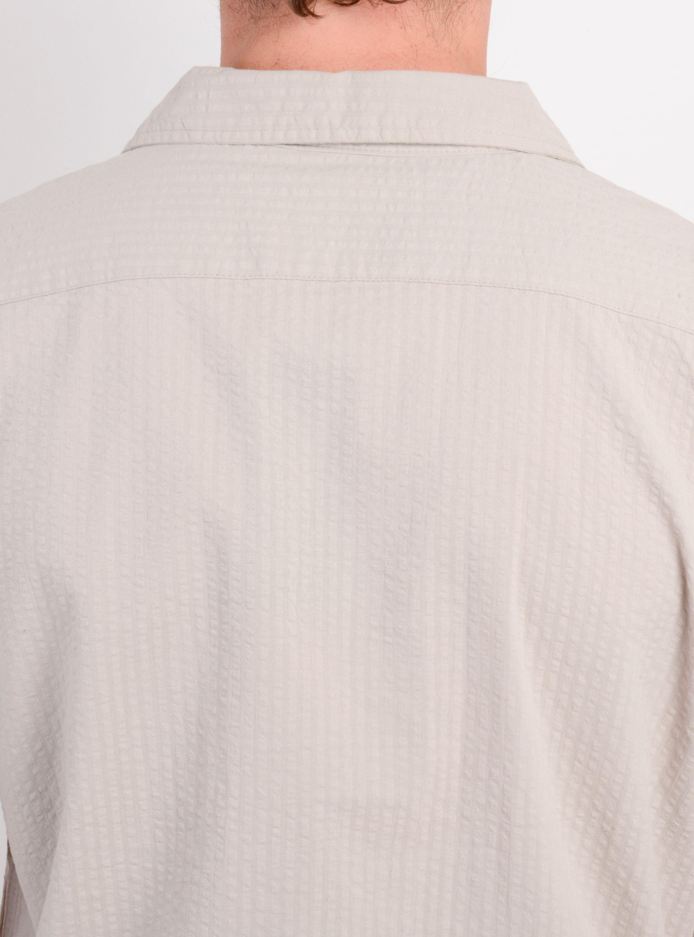 CAMISA MANGA CORTA HORIZON BEIGE-5