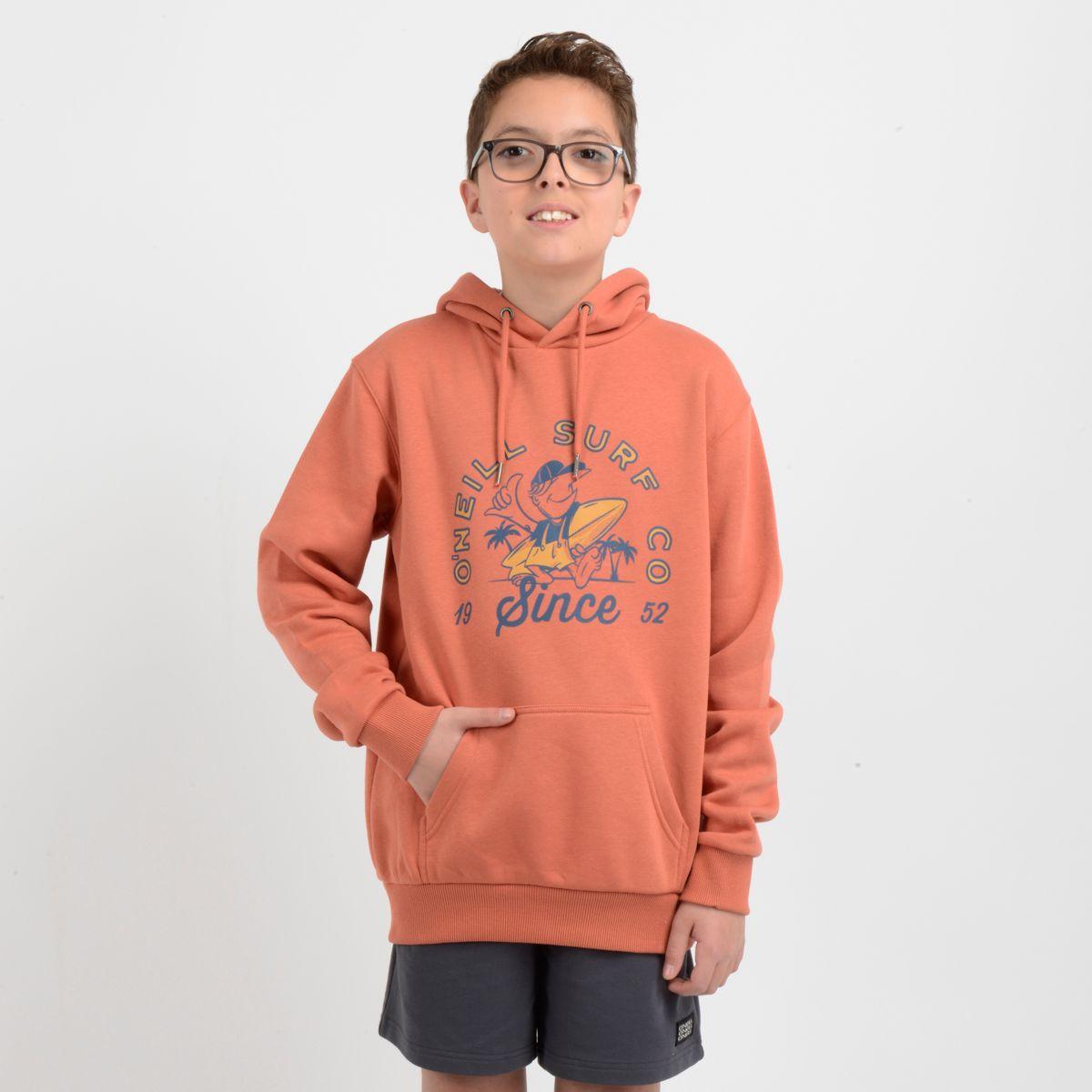 POLERON COOPER  HOODIE  NARANJO OSCURO-0