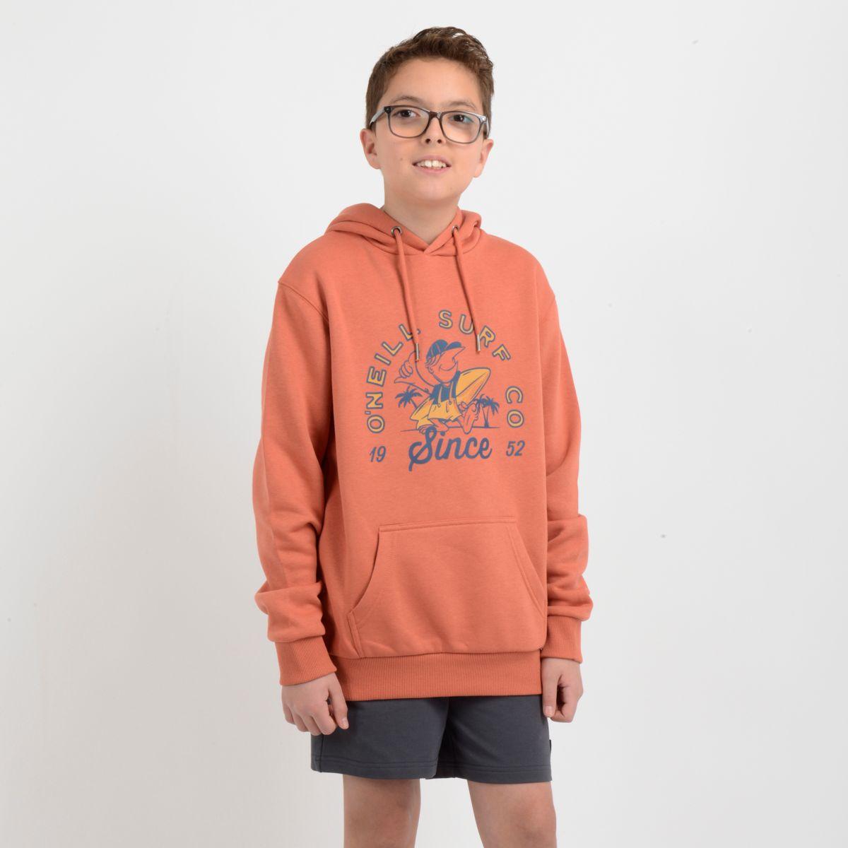 POLERON COOPER  HOODIE  NARANJO OSCURO-2