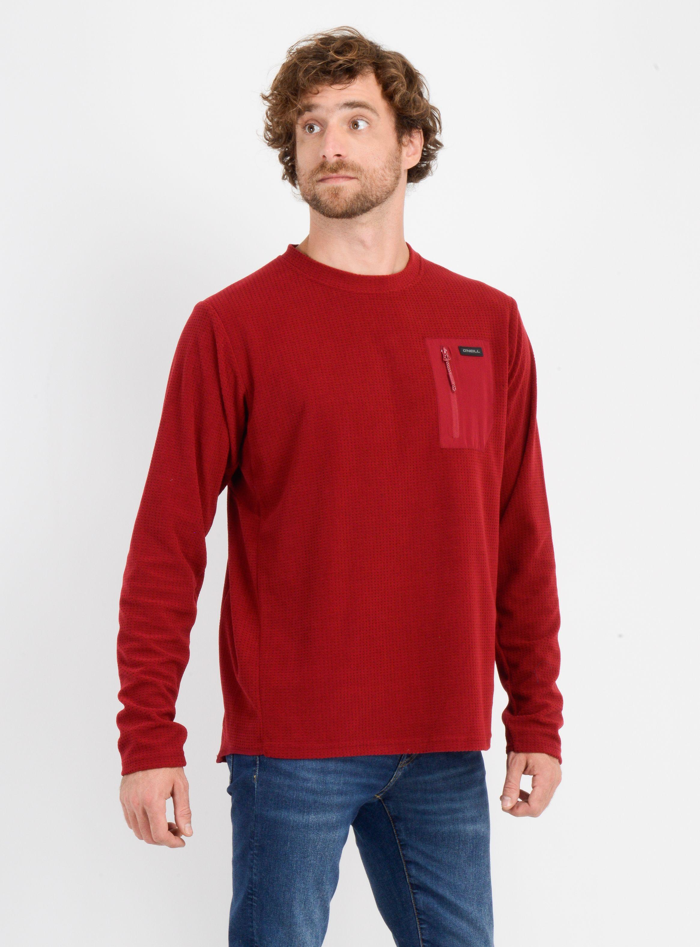 POLERON POLAR DINSMORE CREW  ROJO OSCURO-3