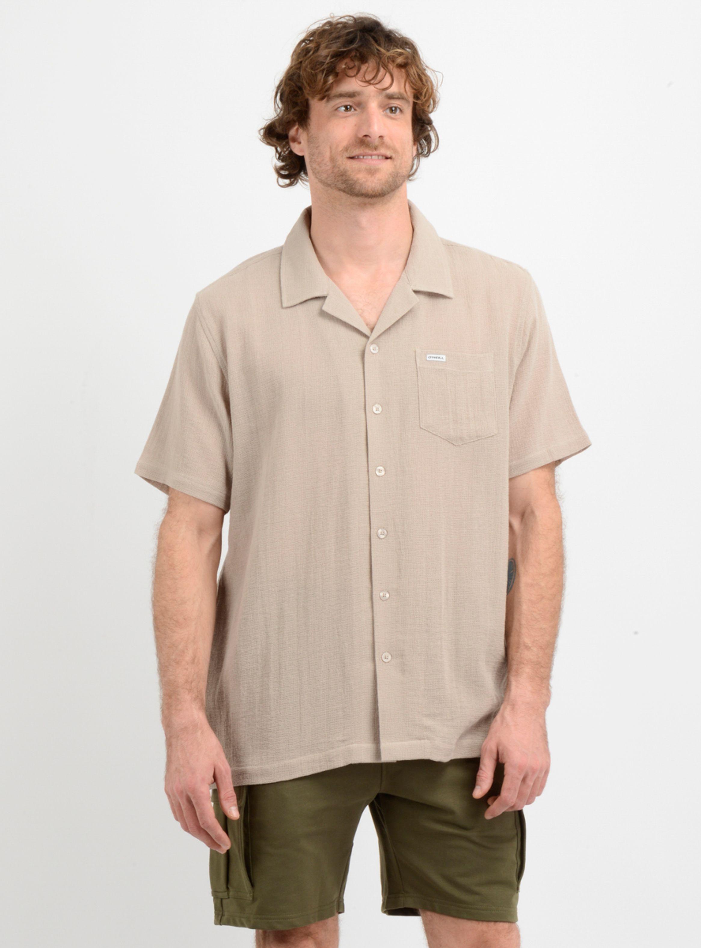 CAMISA MANGA CORTA TAME  BEIGE OSCURO-0