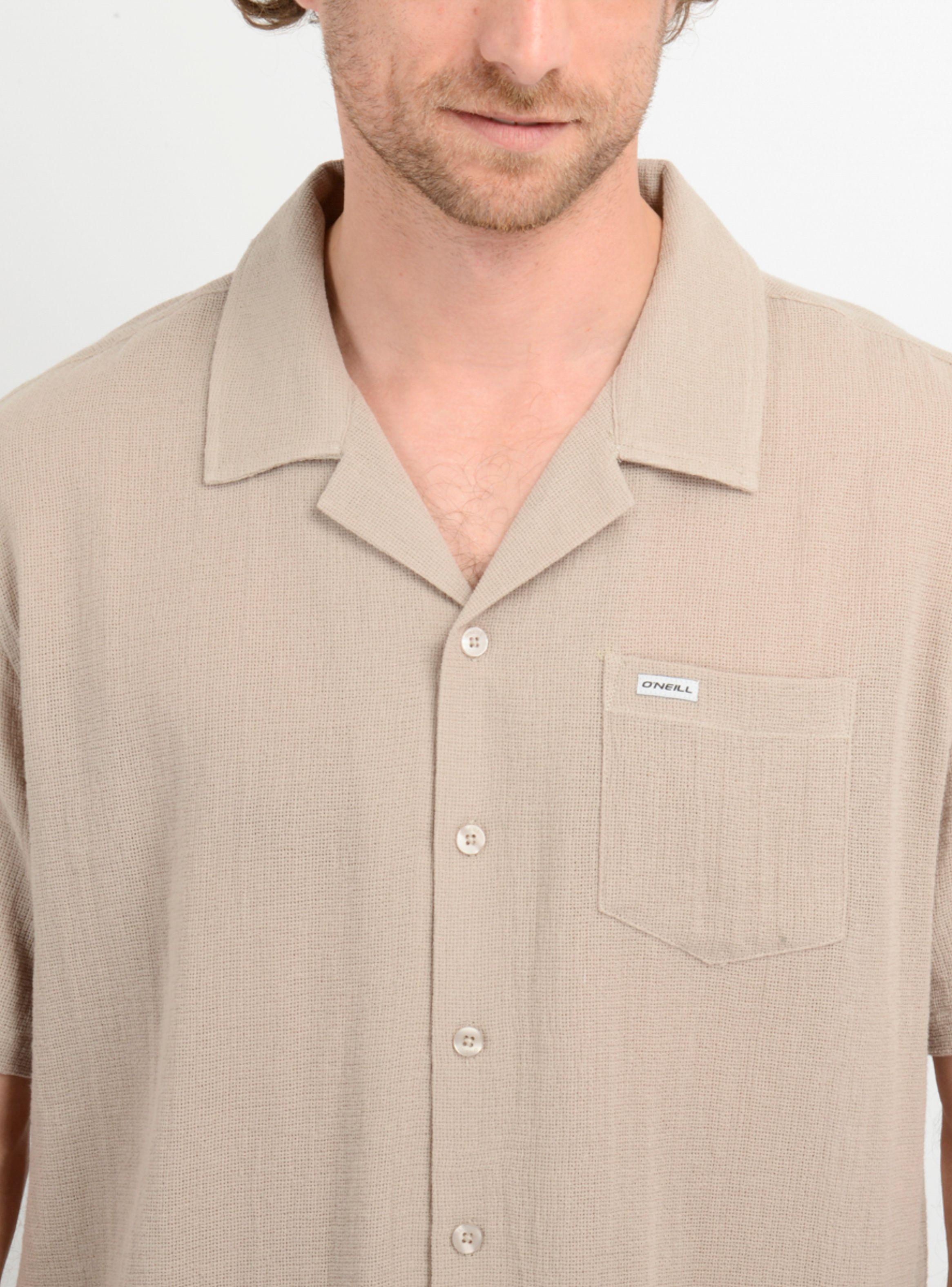 CAMISA MANGA CORTA TAME  BEIGE OSCURO-4