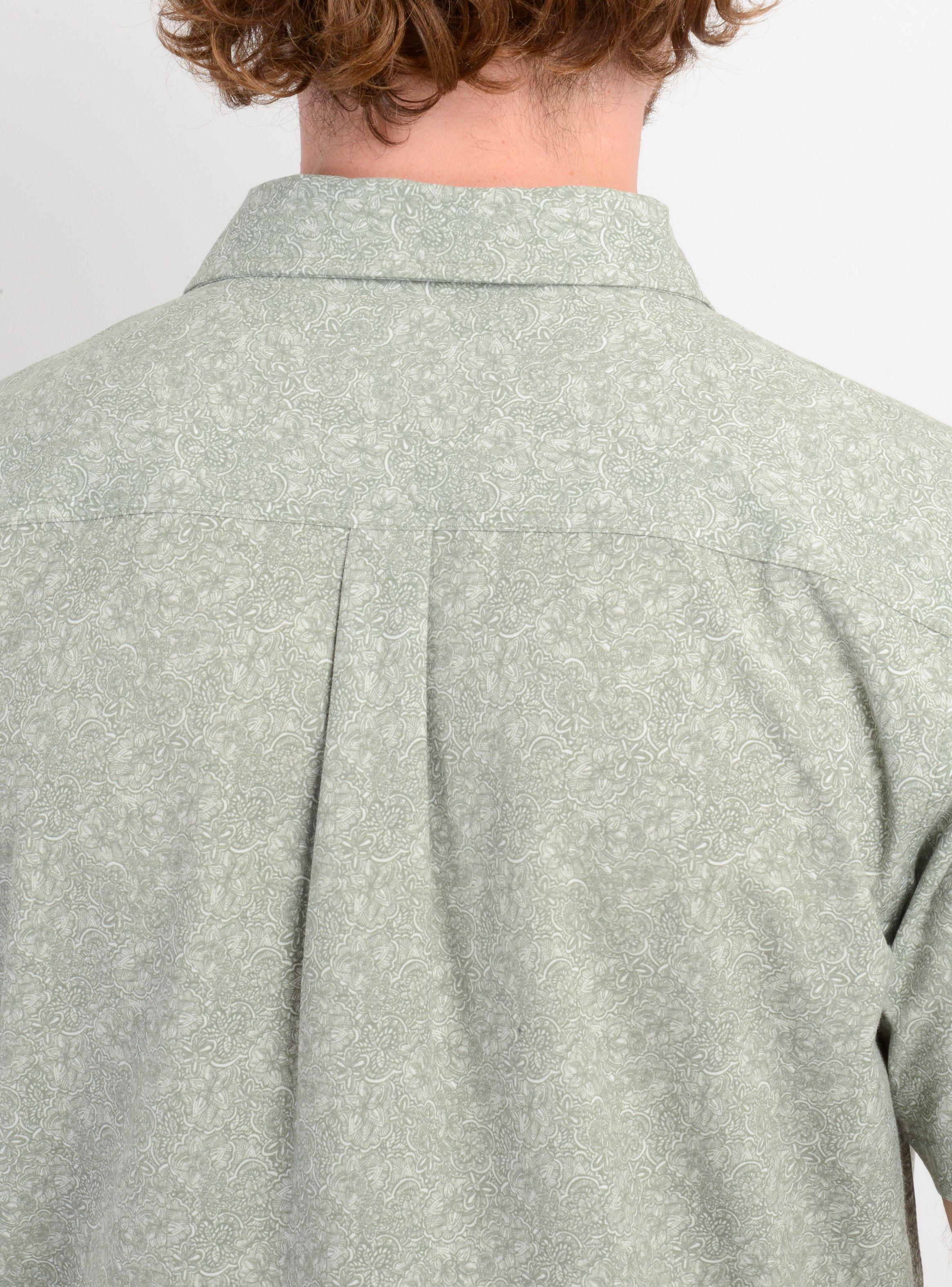 CAMISA MANGA CORTA TRVLR TRAVERSE FLORAL VERDE-5