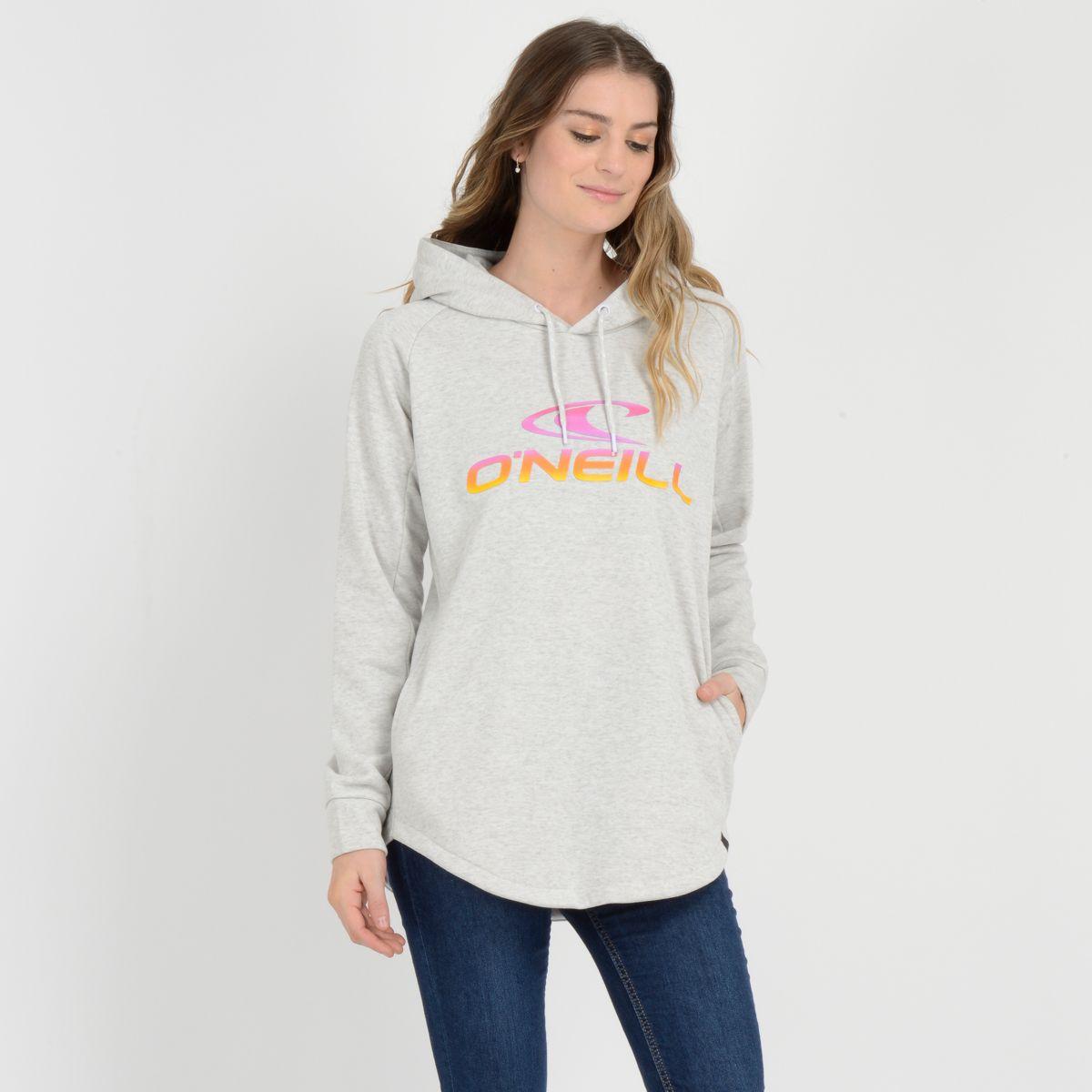 POLERON HODDIE MELANGE  GRIS-1