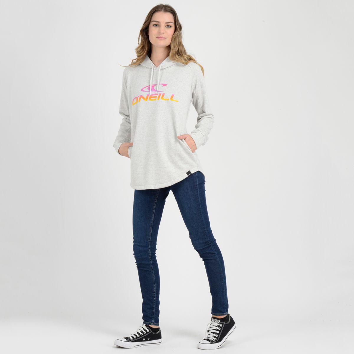 POLERON HODDIE MELANGE  GRIS-3