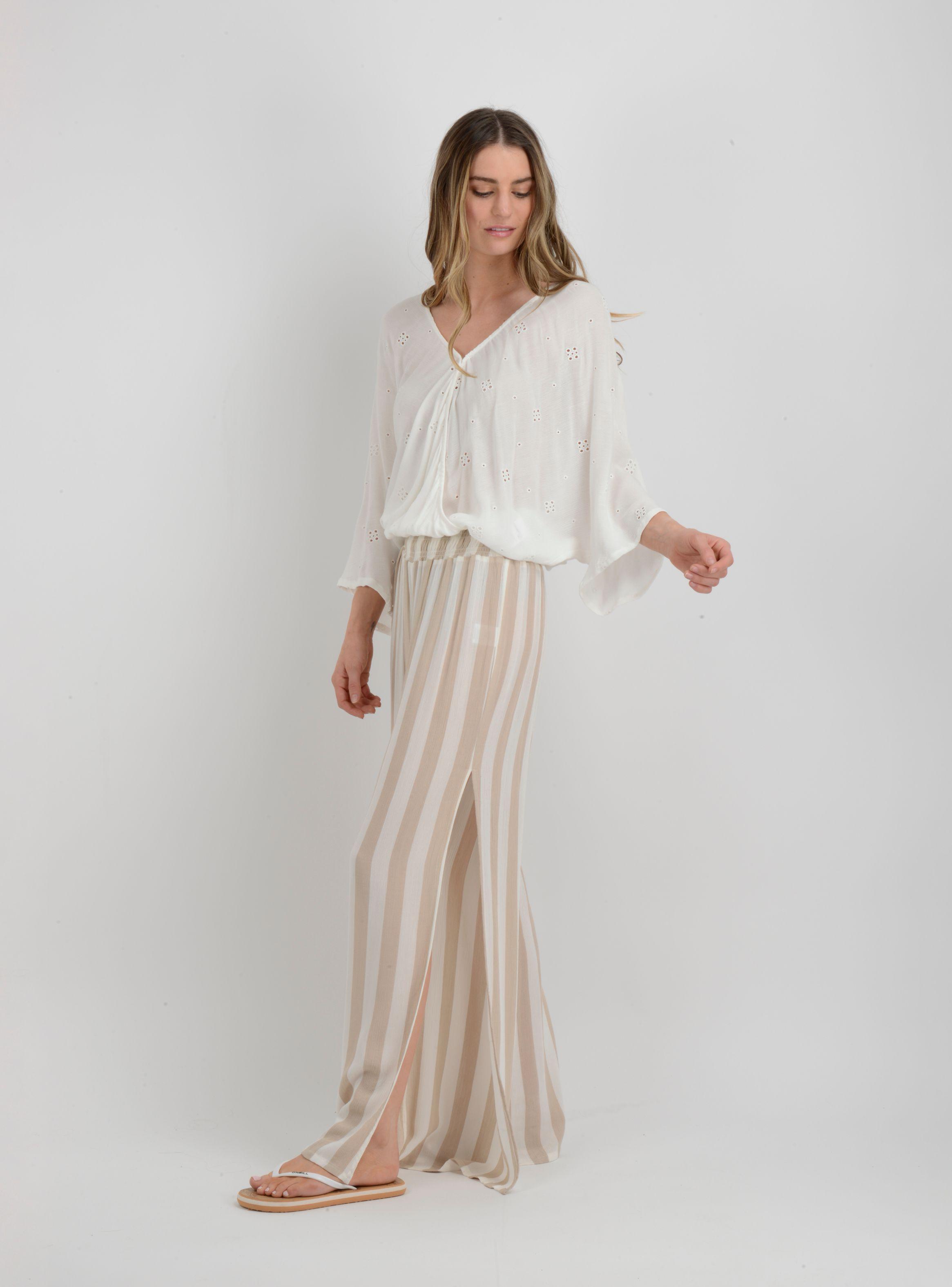 PANTALON PATI STRIPE  BEIGE CLARO-2