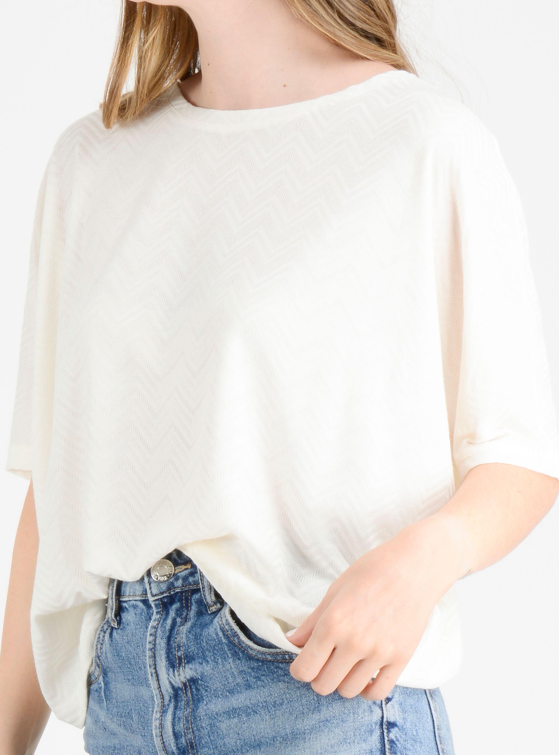 POLERA MANGA CORTA LINDY  BEIGE CLARO-5