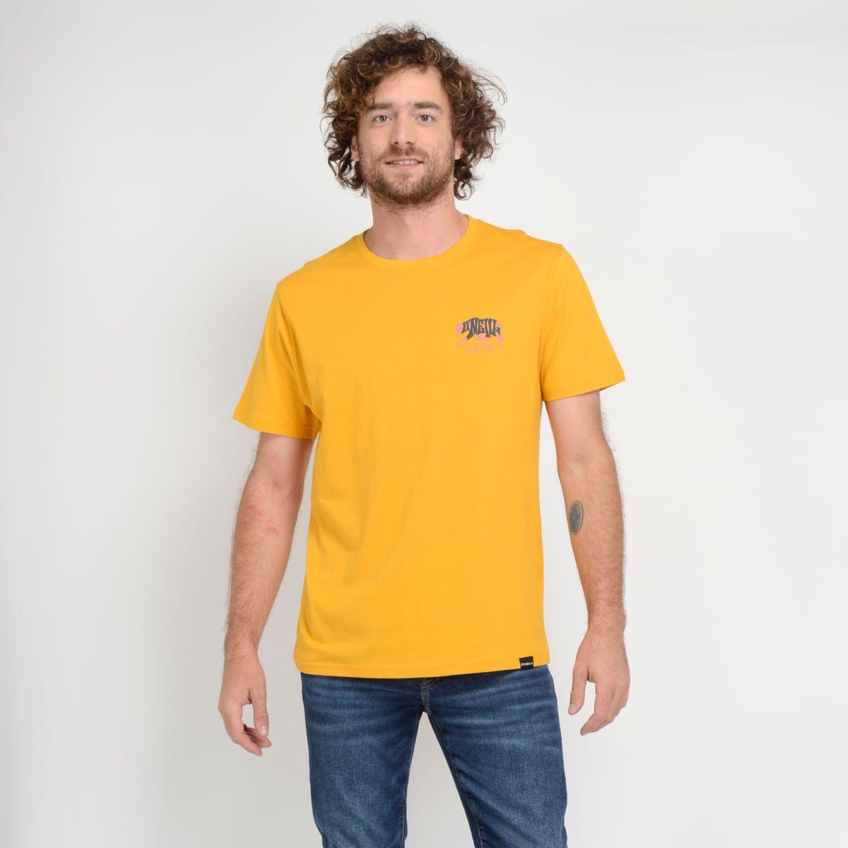 POLERA MANGA CORTA - I23HO065001 AMARILLO OSCURO-0