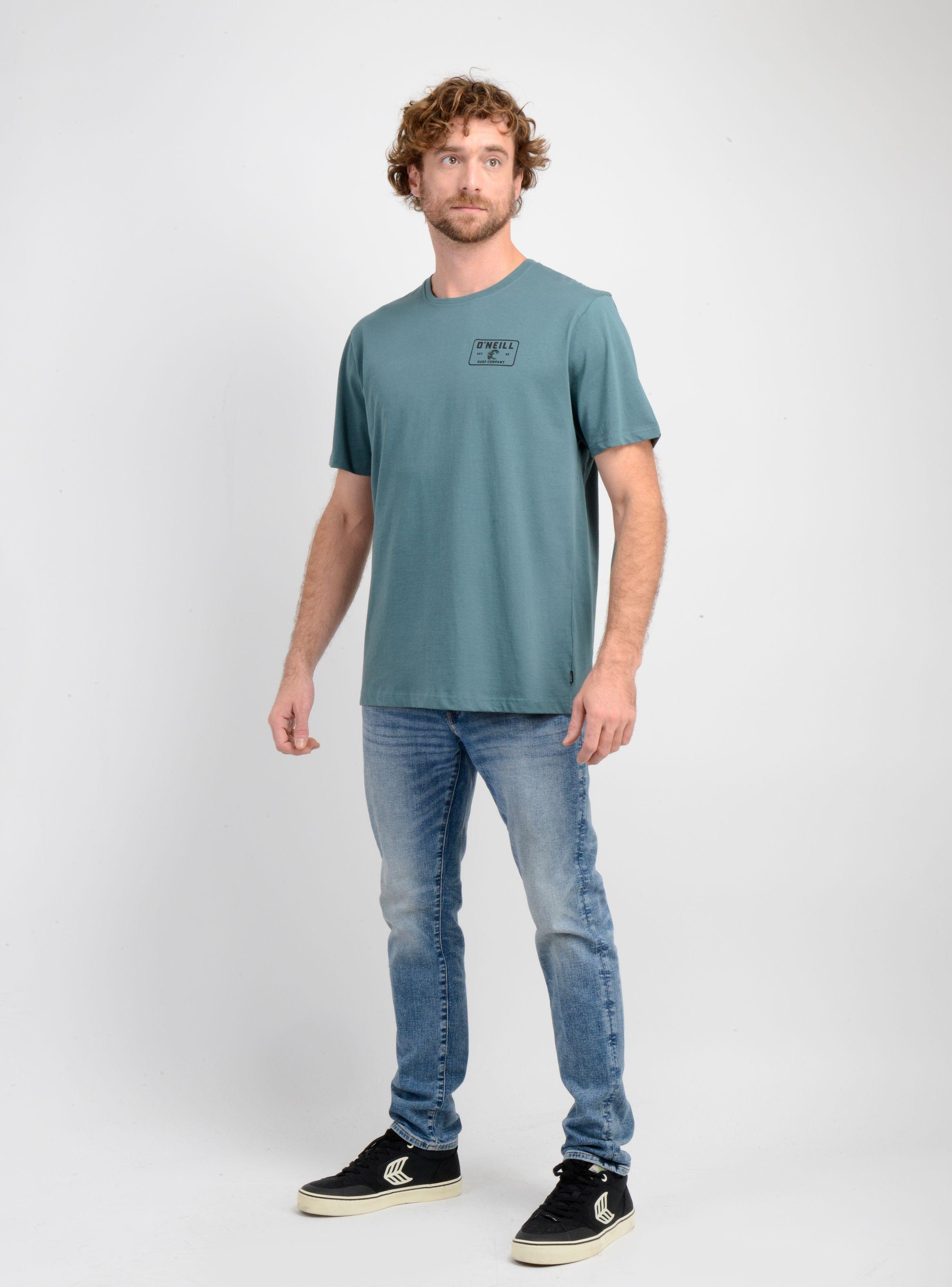 POLERA MANGA CORTA OBLONG VERDE OSCURO-2