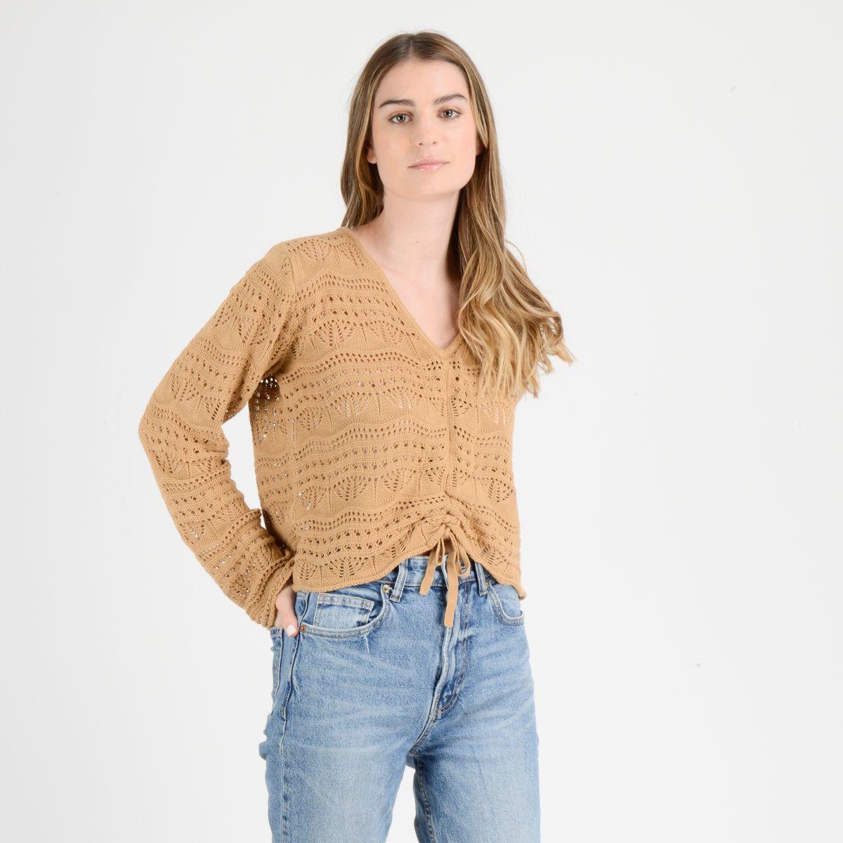 SWEATER HARBOR  BEIGE-3