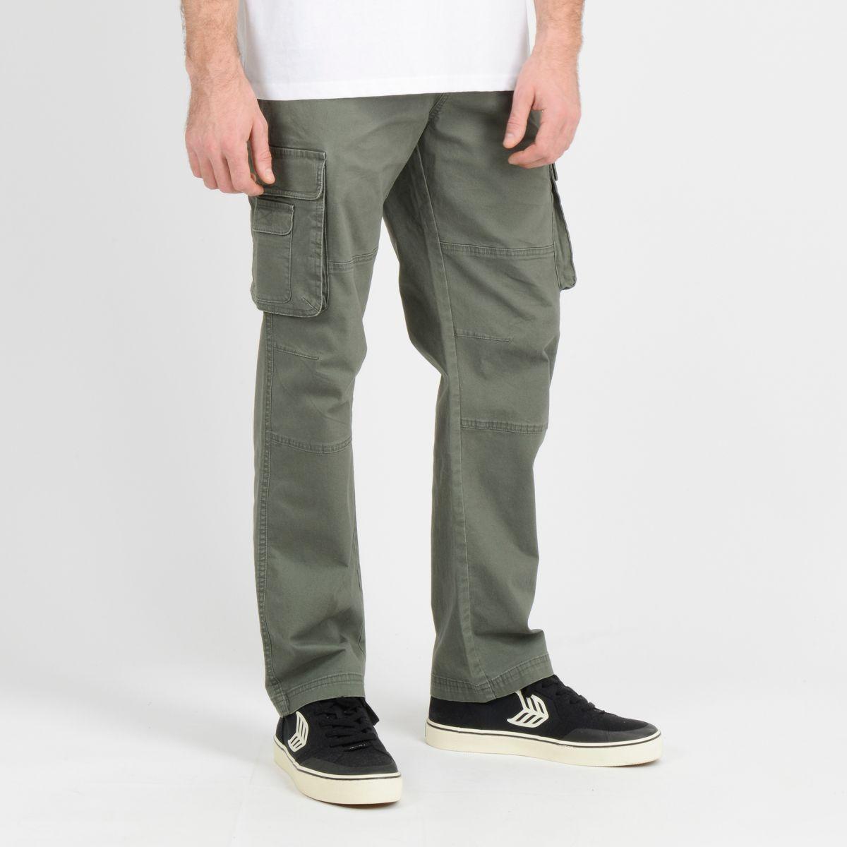 PANTALON CARGO BREXTON VERDE OSCURO-4