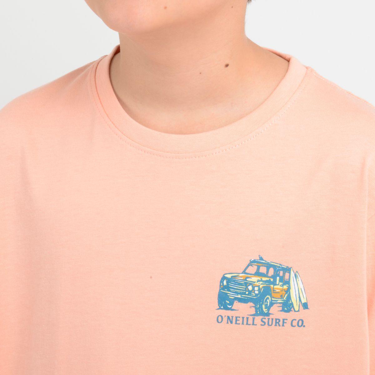 POLERA MANGA CORTA FREE WHEELIN NARANJO CLARO / PASTEL-4