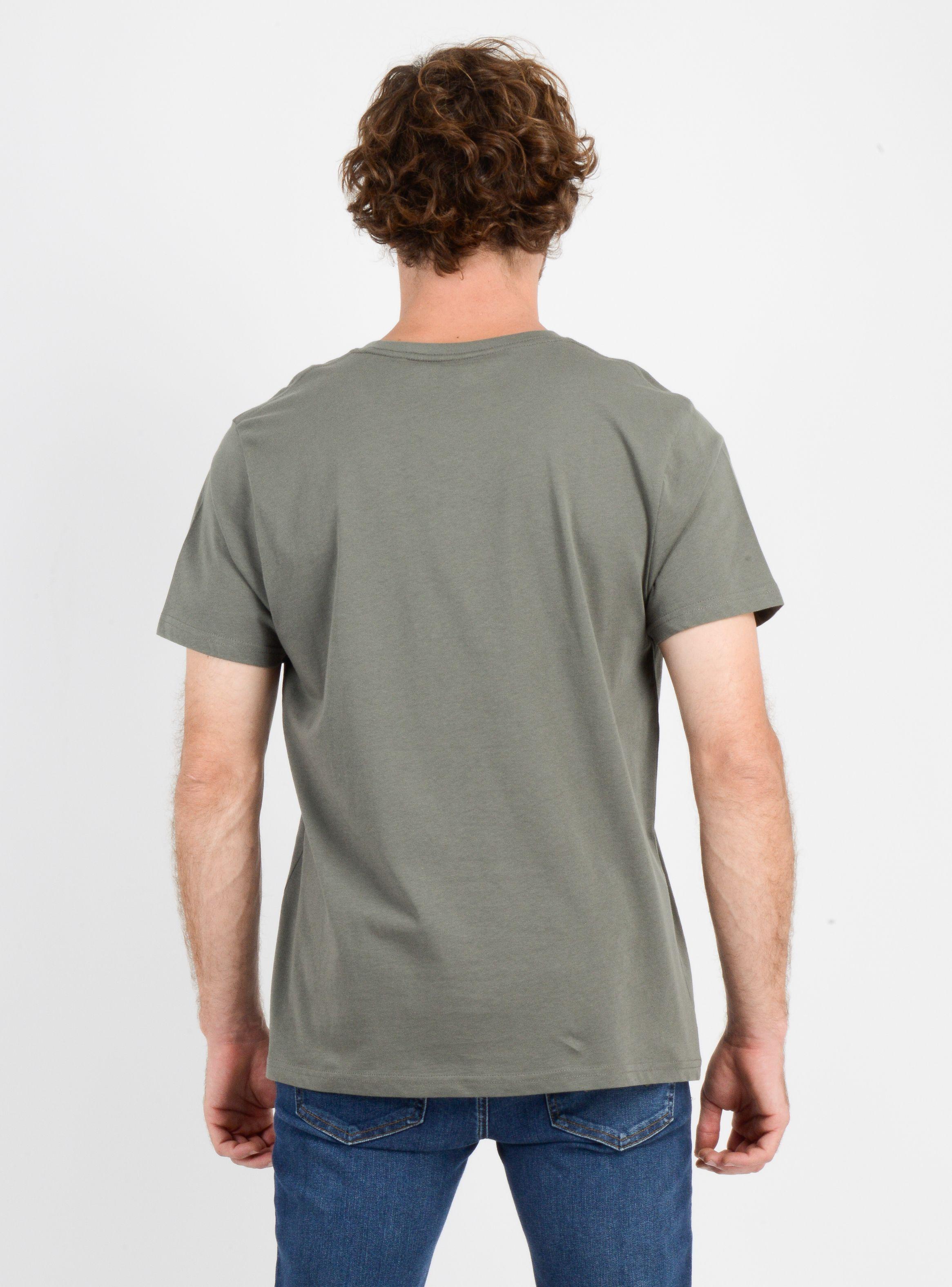 POLERA MANGA CORTA IKAT  VERDE OSCURO-1