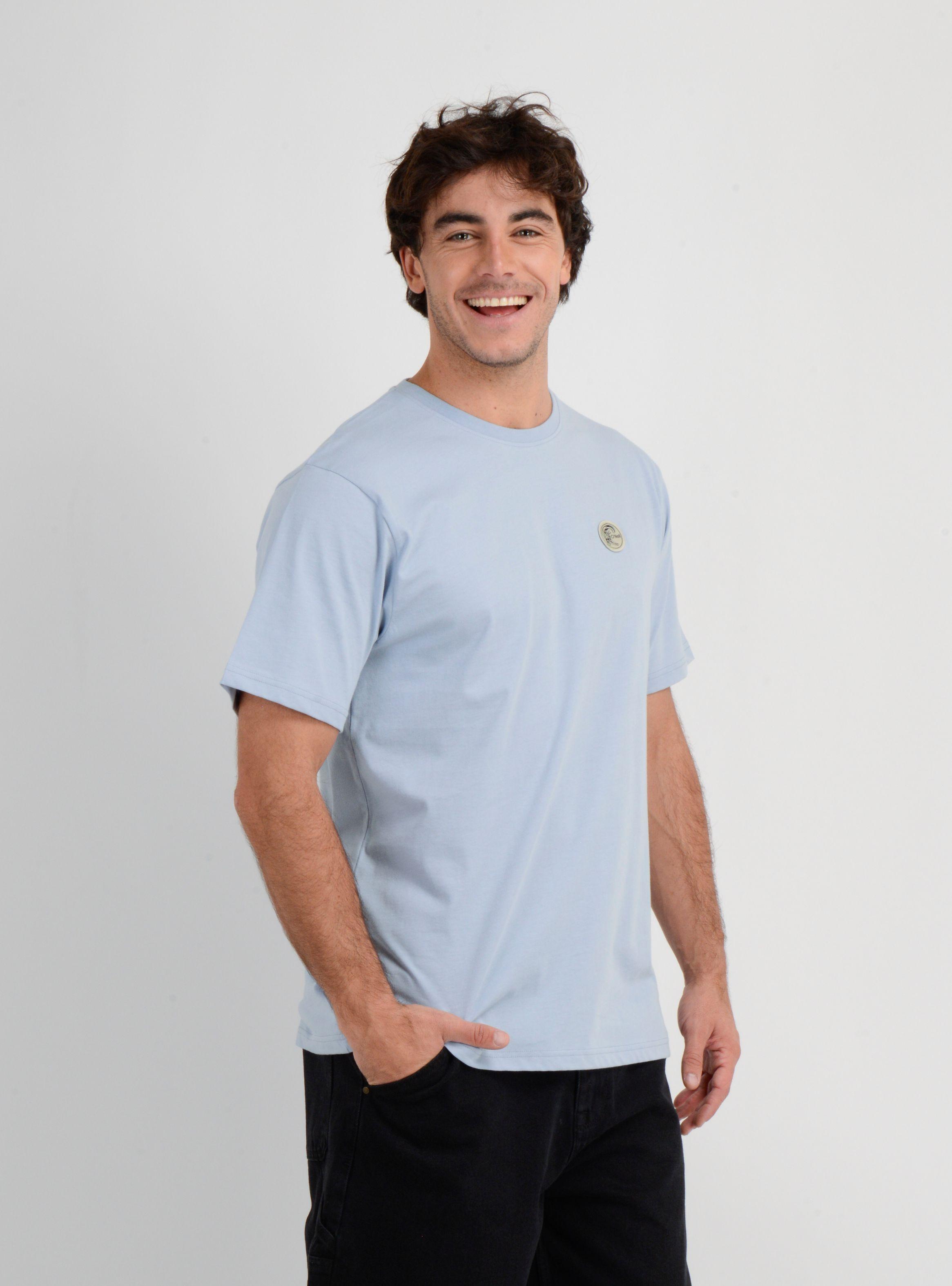 POLERA MANGA CORTA OG VINTAGE  AZUL CLARO-3