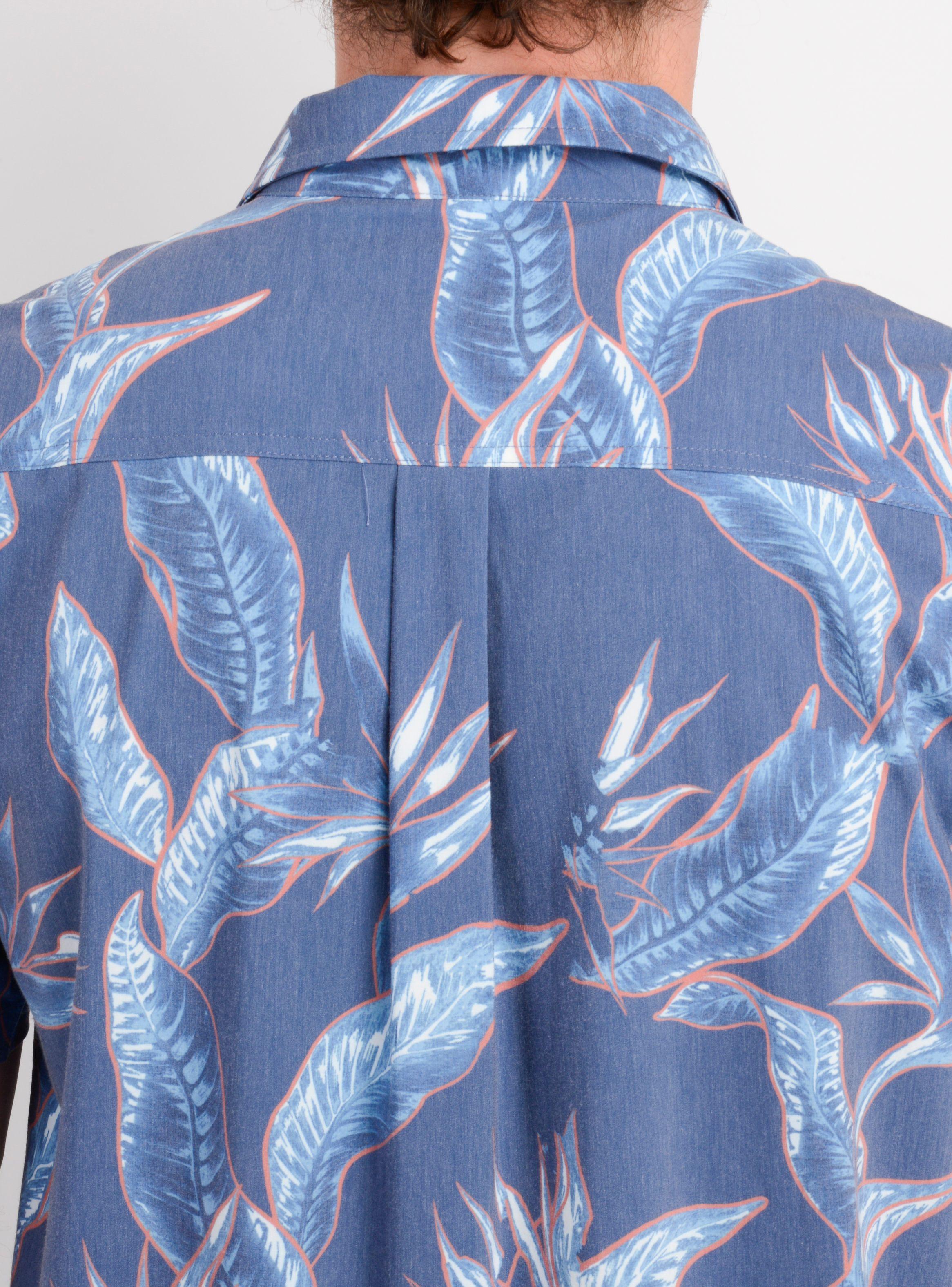 CAMISA MANGA CORTA TRVLR TRAVERSE TROPIC AZUL-5