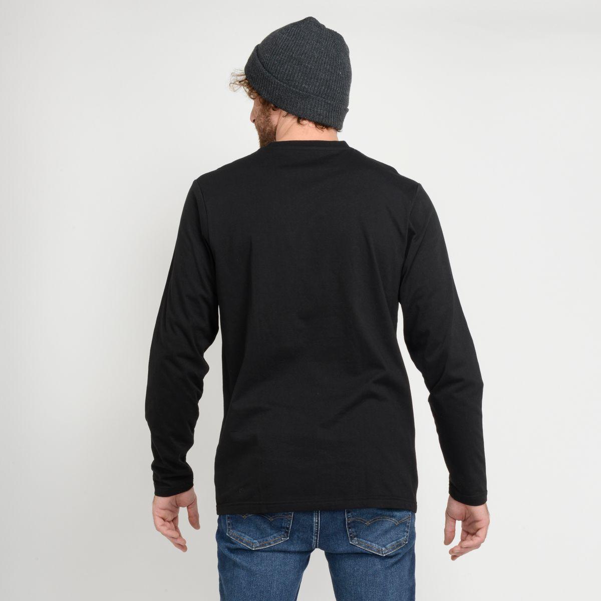 PACK POLERA MANGA LARGA + BEANIE -I23HO160008 NEGRO-2