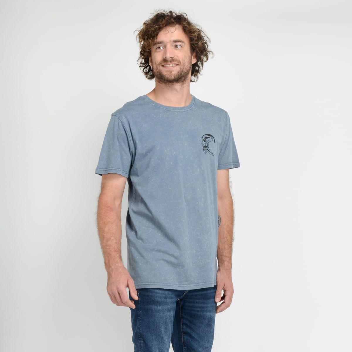 POLERA MANGA CORTA - I23HO065007 GRIS OSCURO-1