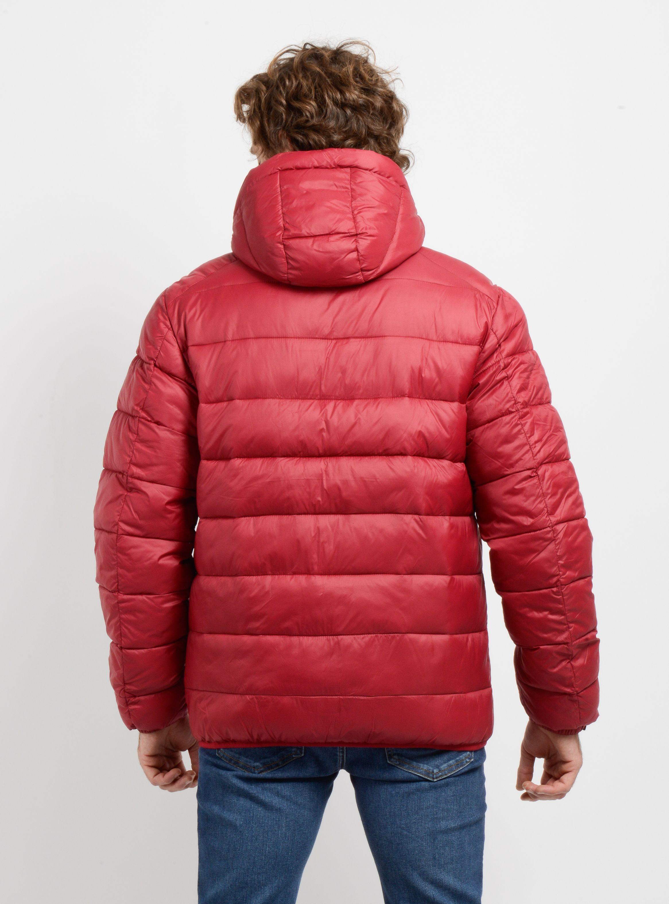 PARKA GLASSY PUFF II ROJO OSCURO-1
