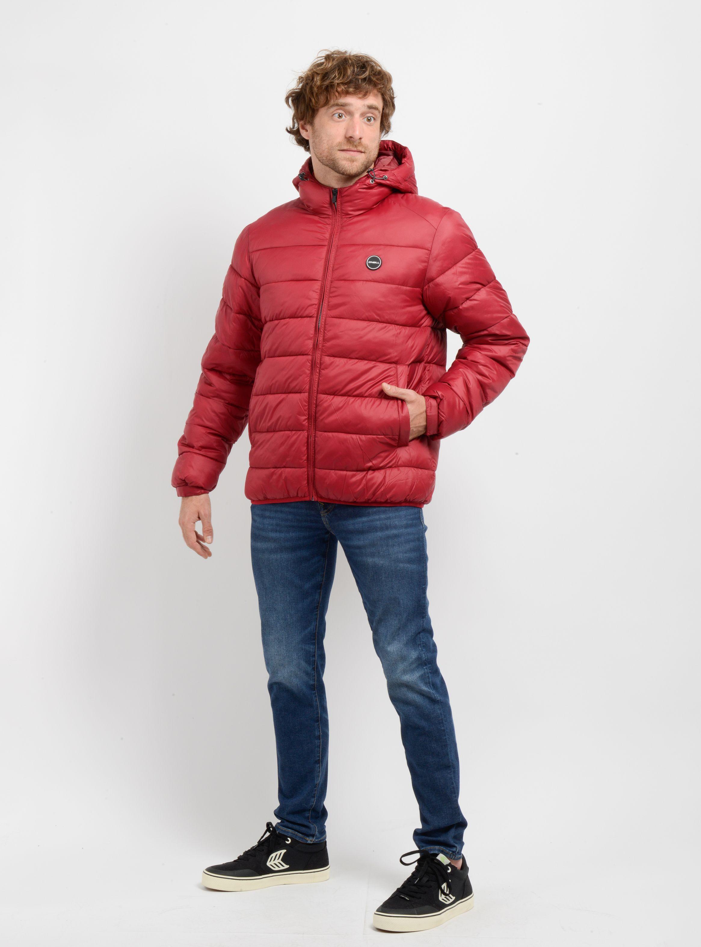 PARKA GLASSY PUFF II ROJO OSCURO-2