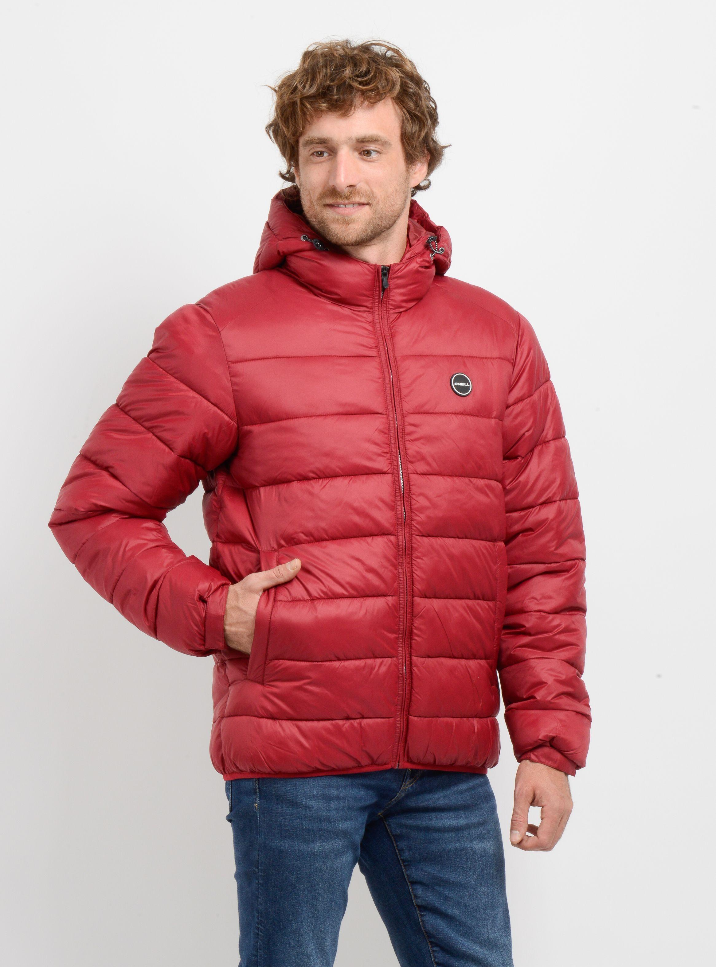 PARKA GLASSY PUFF II ROJO OSCURO-3