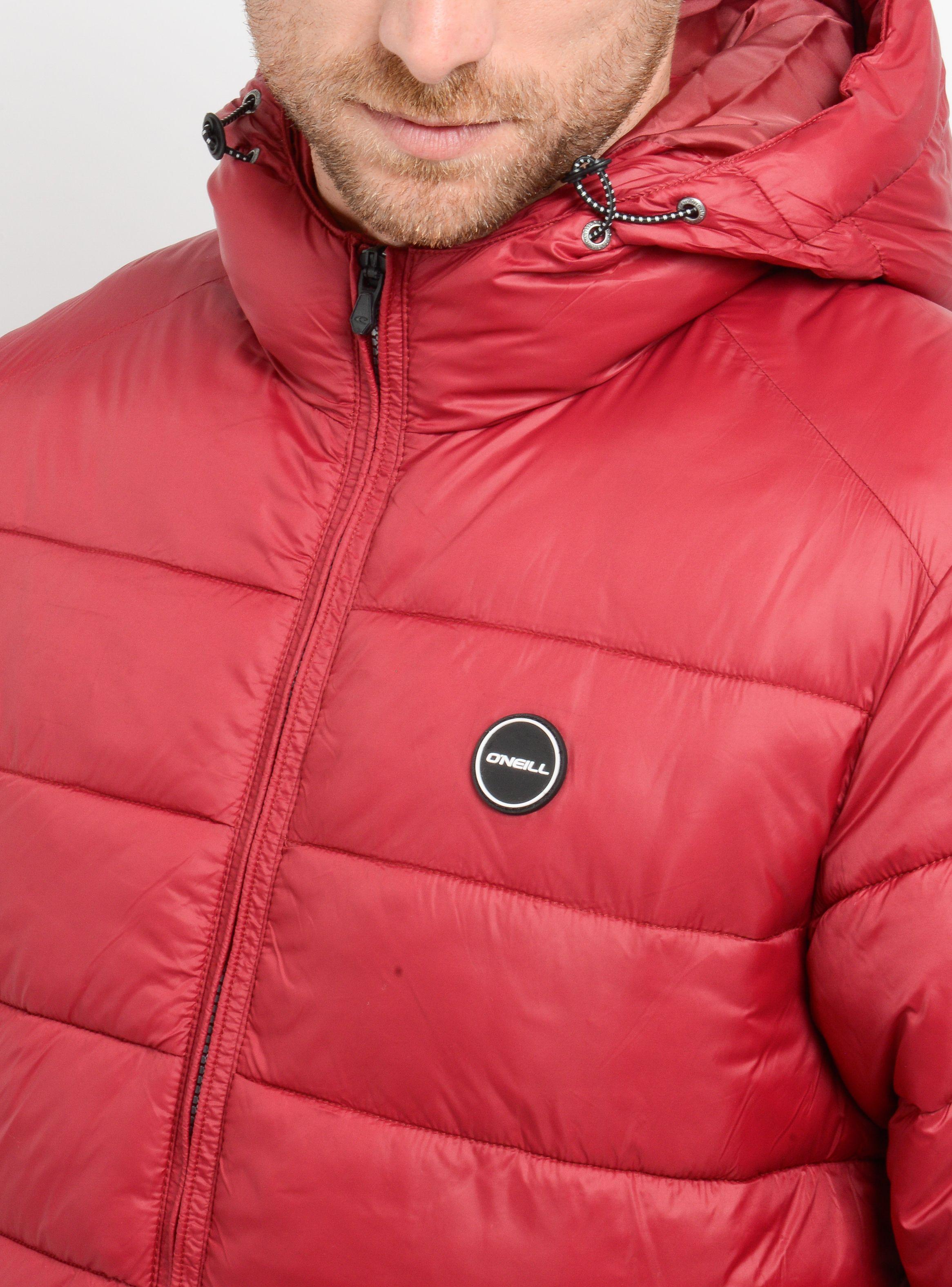 PARKA GLASSY PUFF II ROJO OSCURO-4