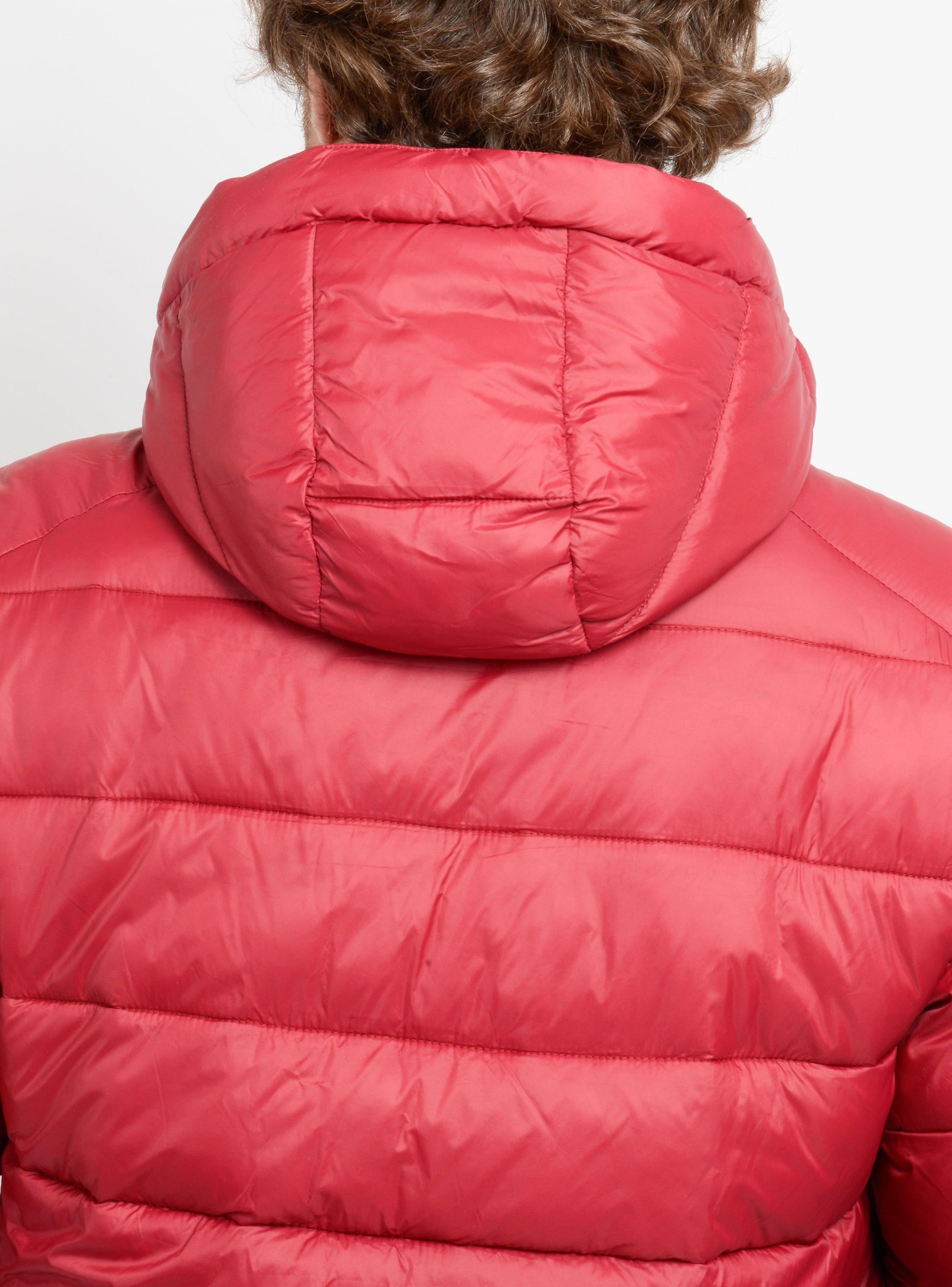 PARKA GLASSY PUFF II ROJO OSCURO-5