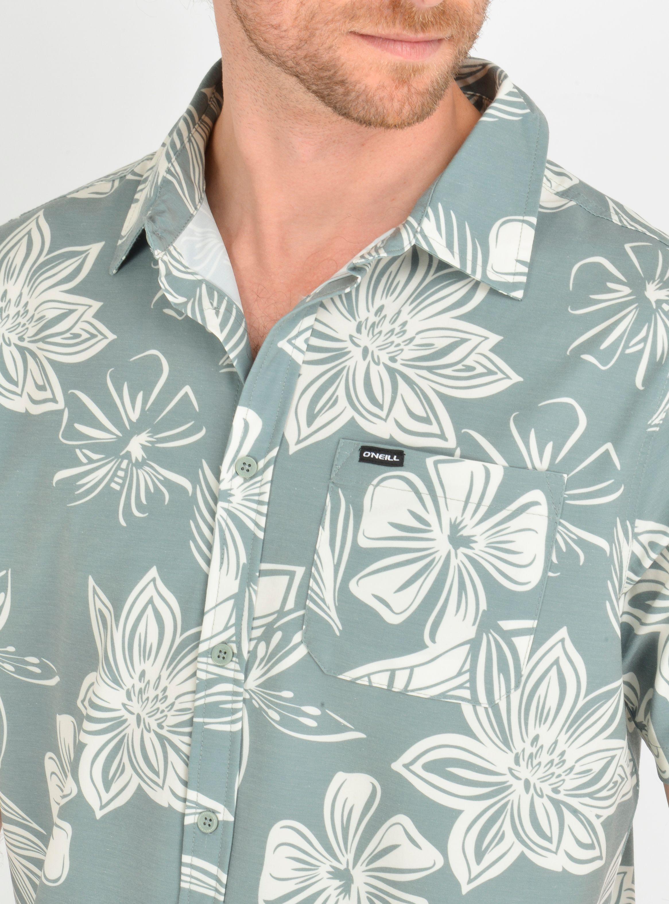 CAMISA MANGA CORTA TVLR UPF TRAVERSE  VERDE-4