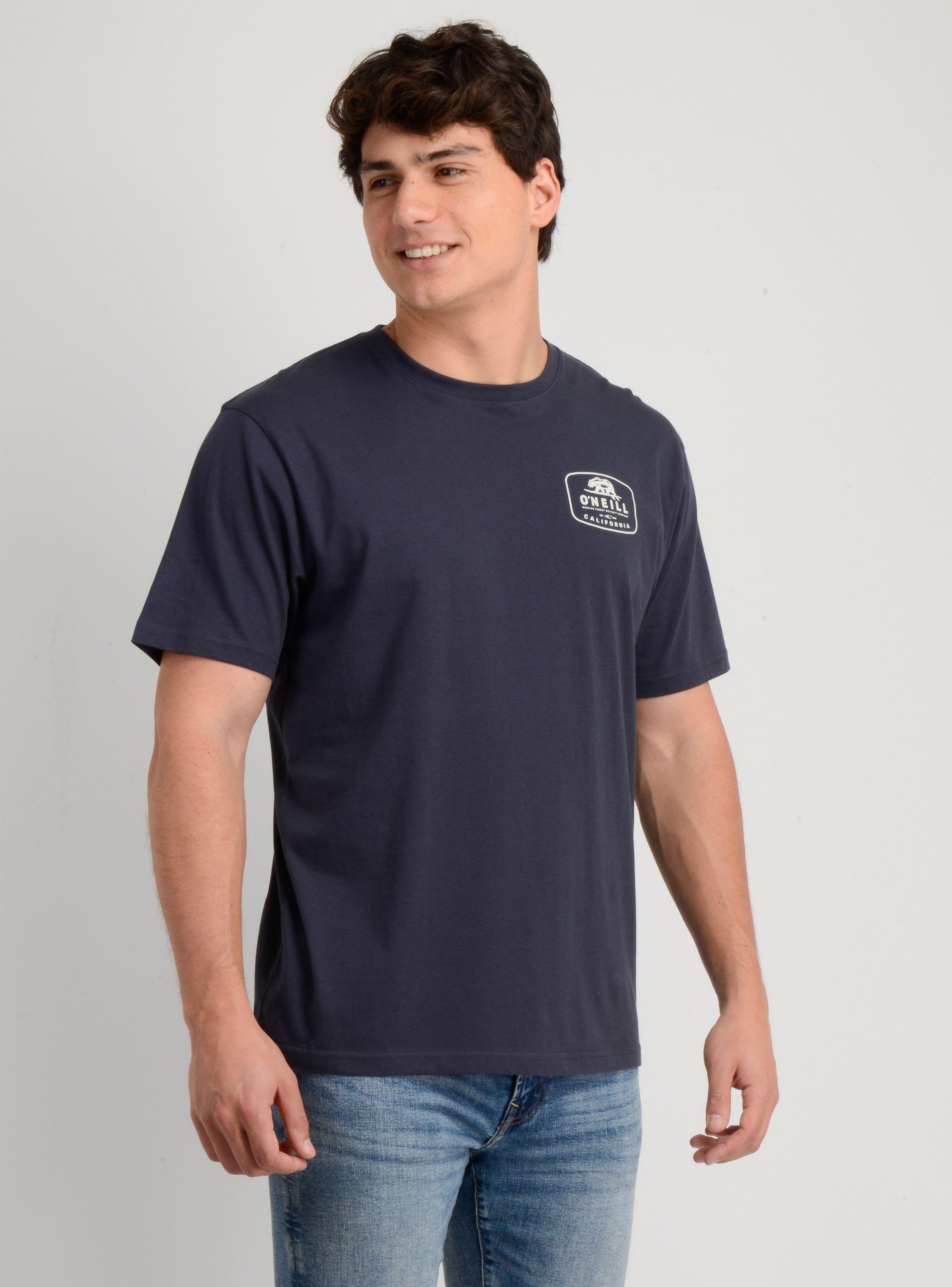 POLERA MANGA CORTA CALI NATIVE AZUL OSCURO-3