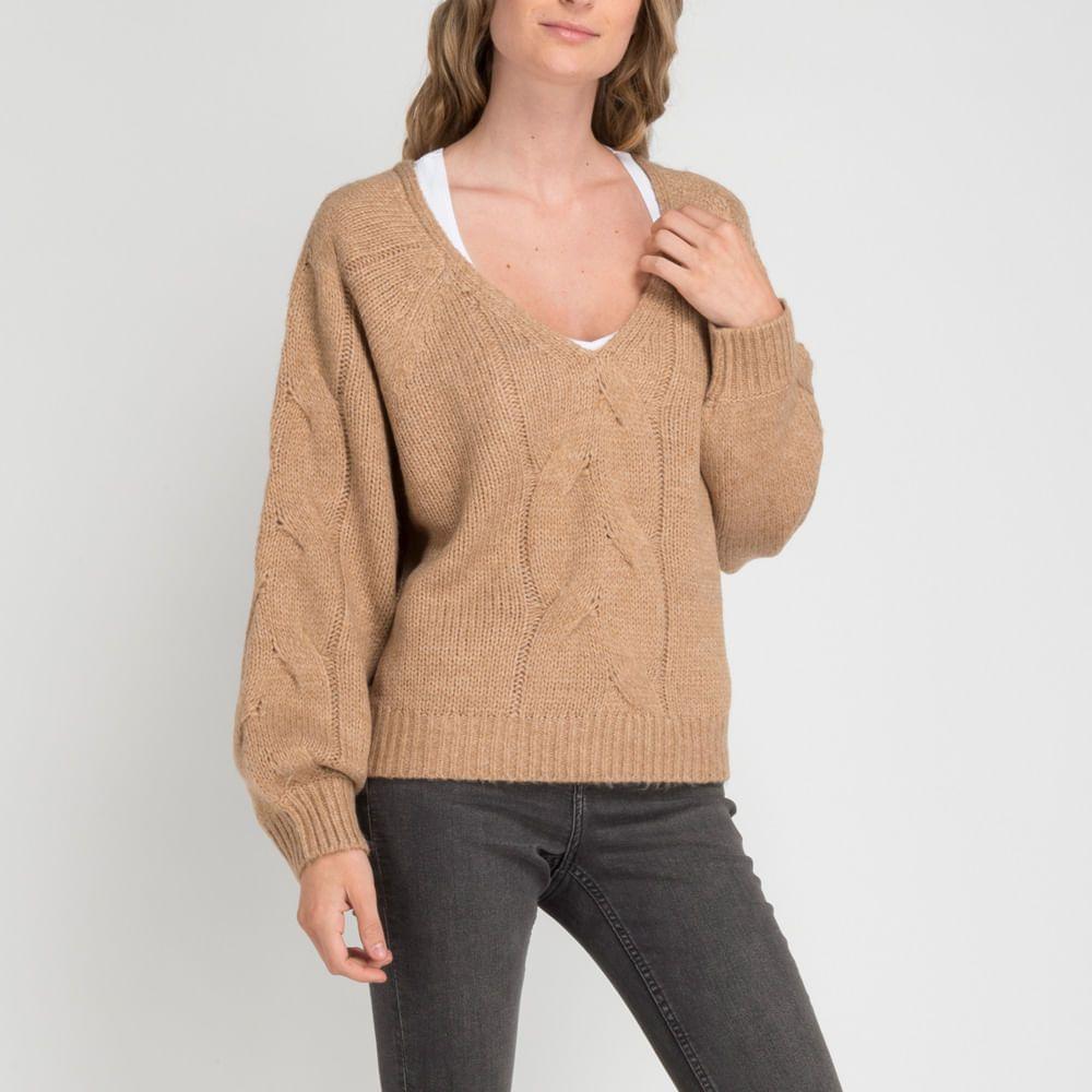 SWEATER I22MU147001 BEIGE CLARO-1
