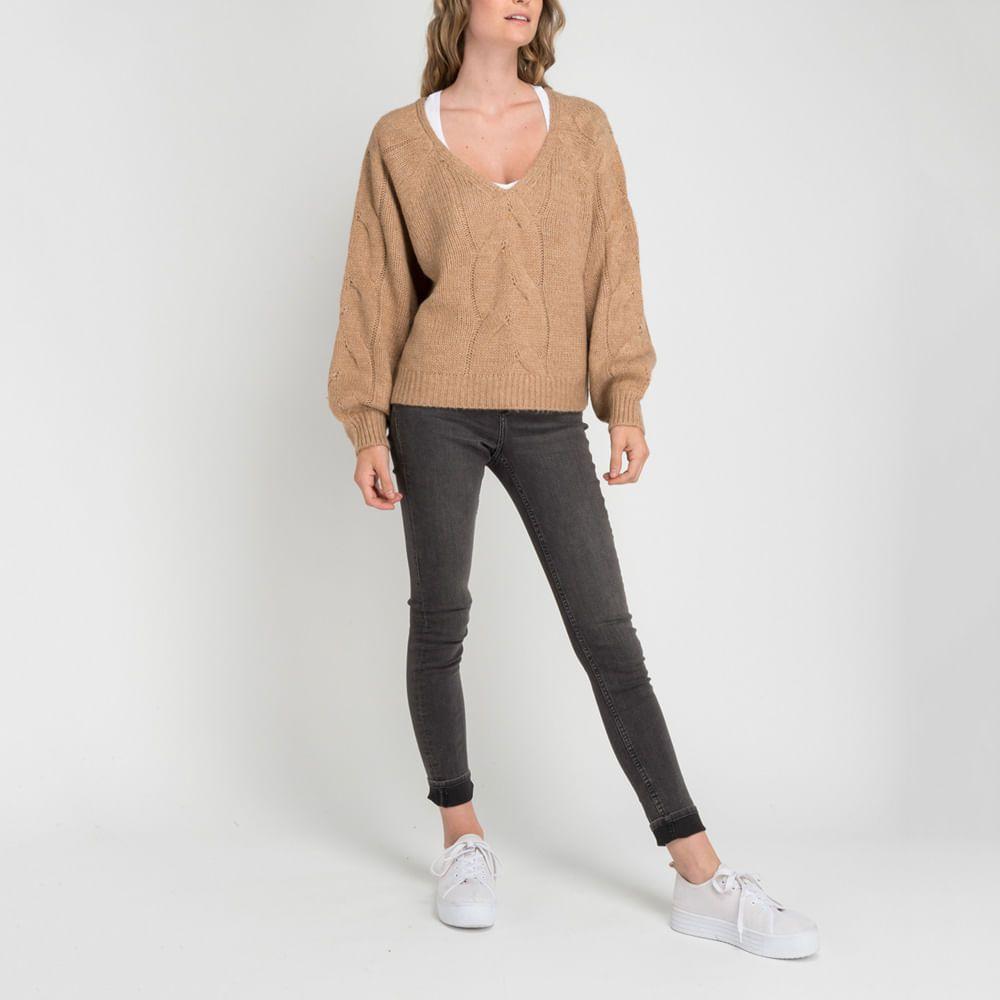 SWEATER I22MU147001 BEIGE CLARO-3