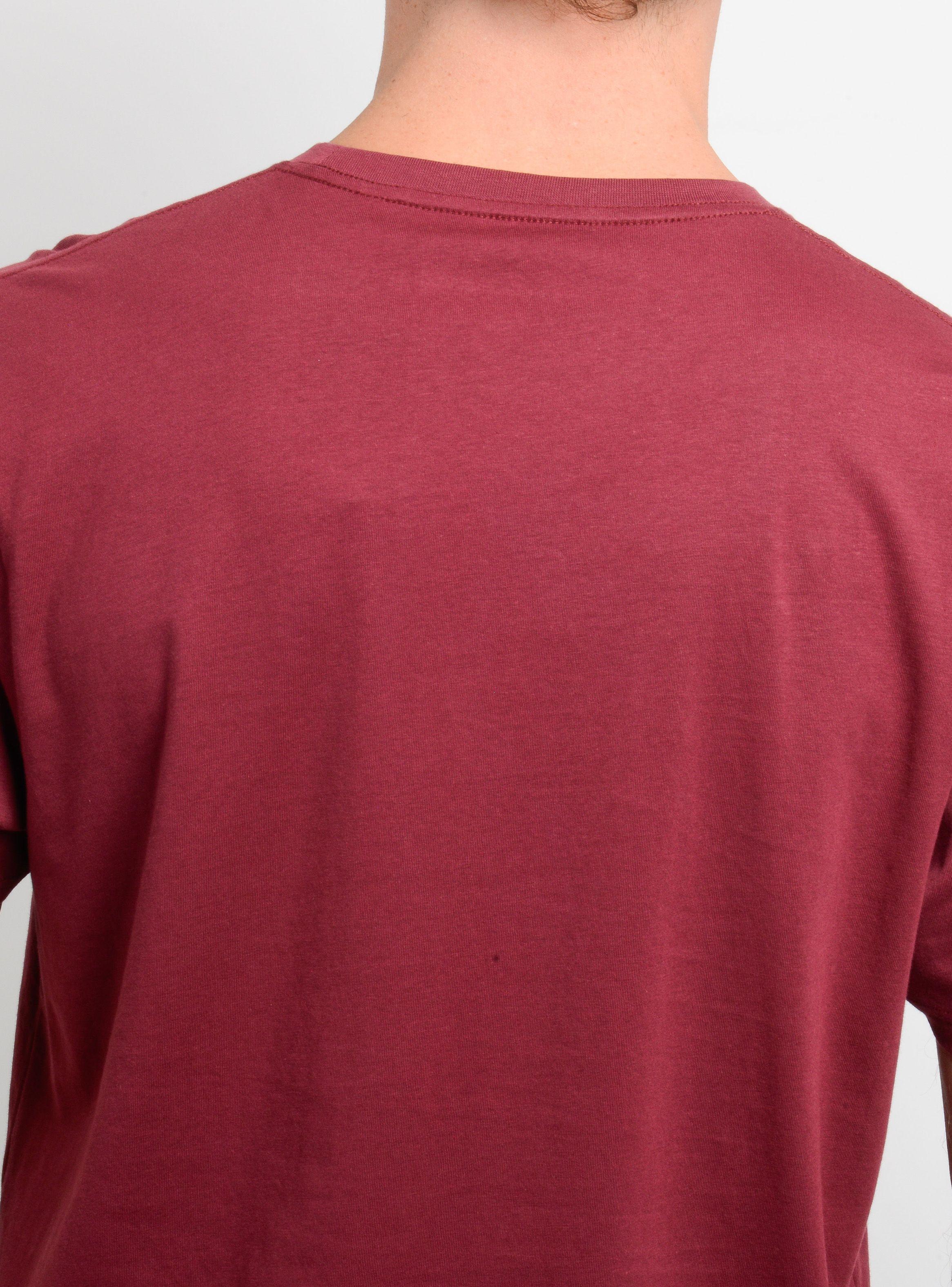 POLERA MANGA CORTA DUSK ROJO OSCURO-5