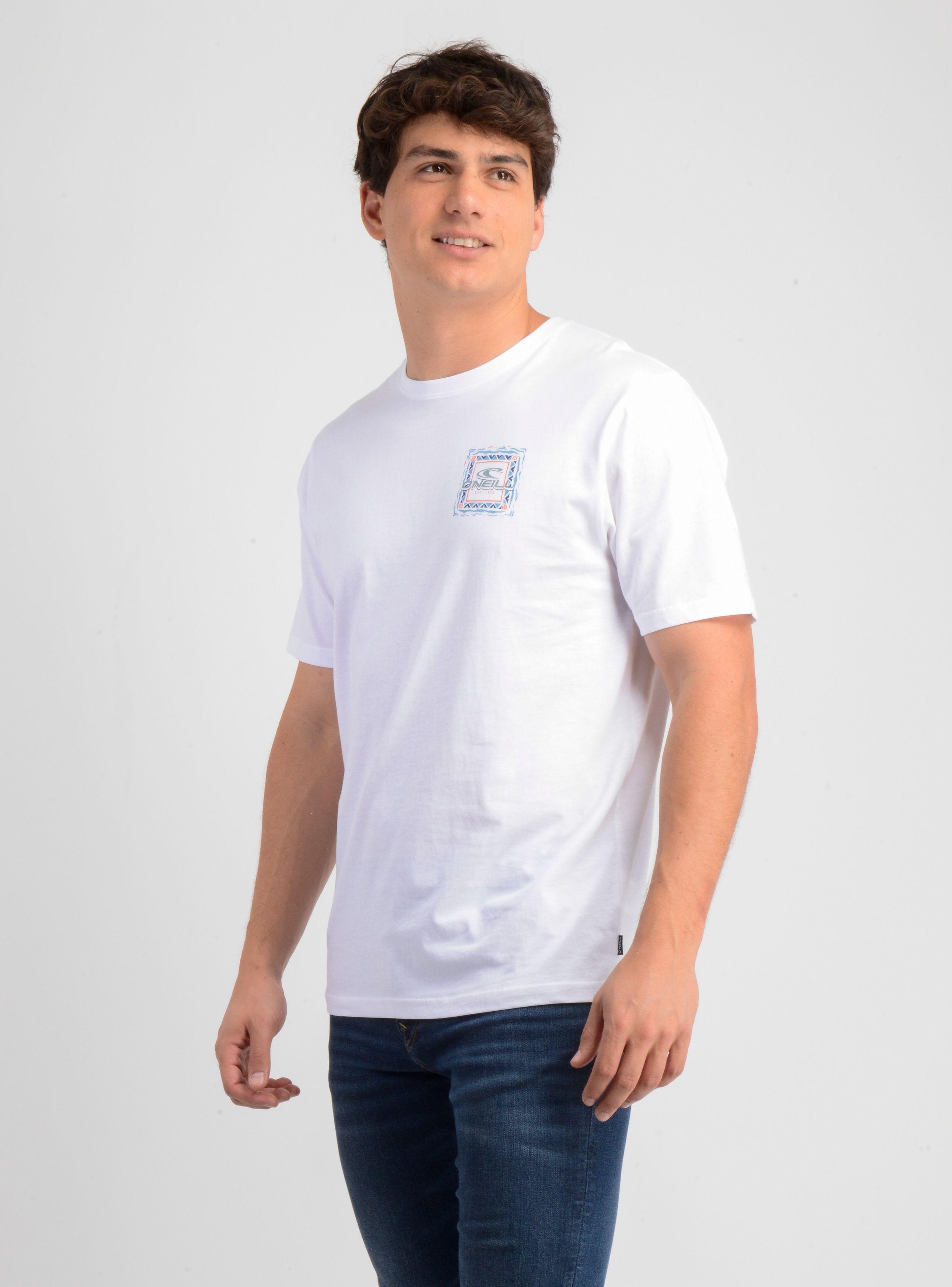 POLERA MANGA CORTA PATTERNS BLANCO-2