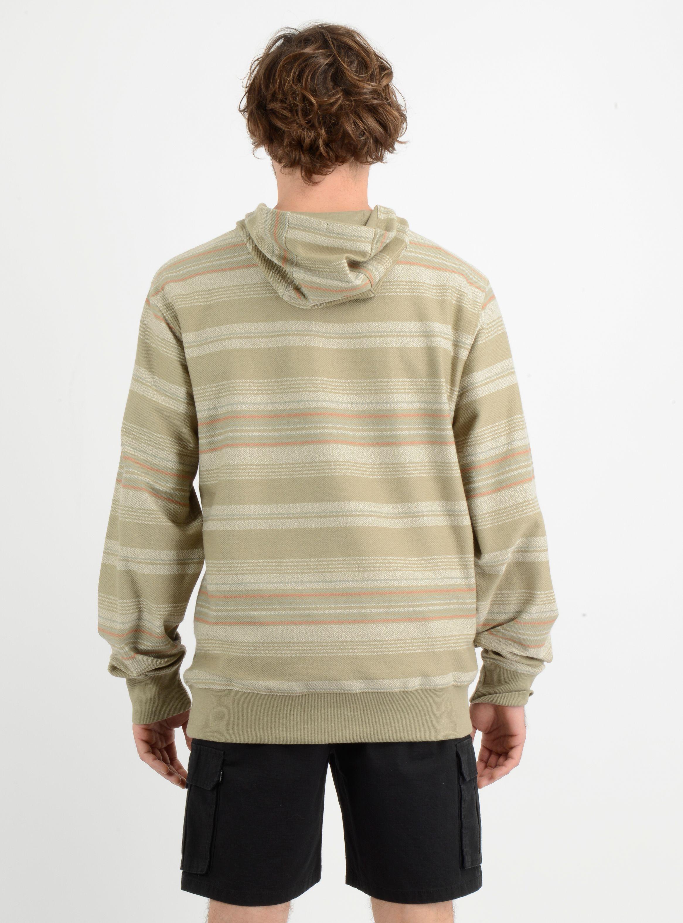 POLERON HOODIE BAVARO STRIPE  BEIGE-2