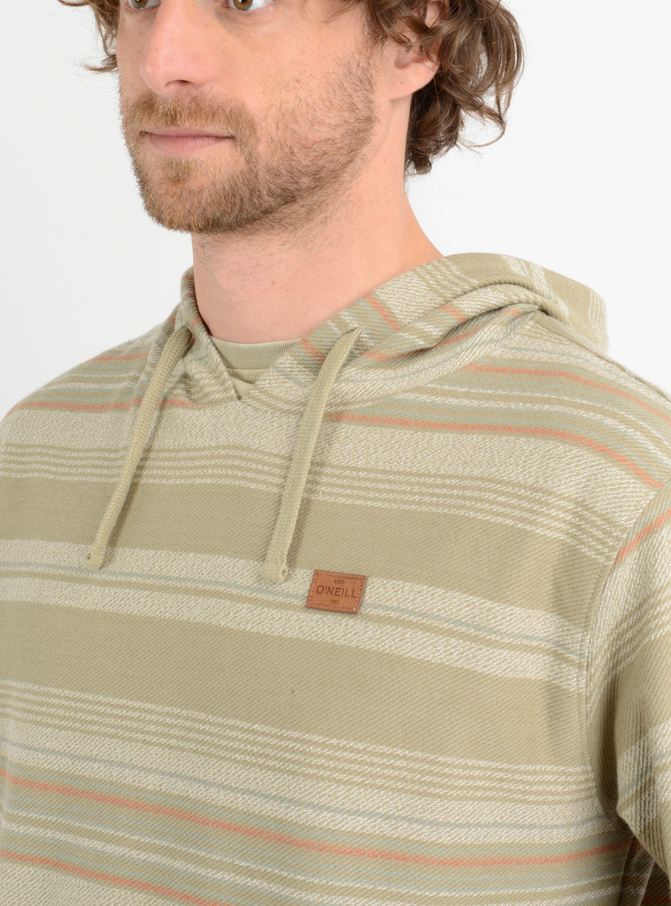 POLERON HOODIE BAVARO STRIPE  BEIGE-4