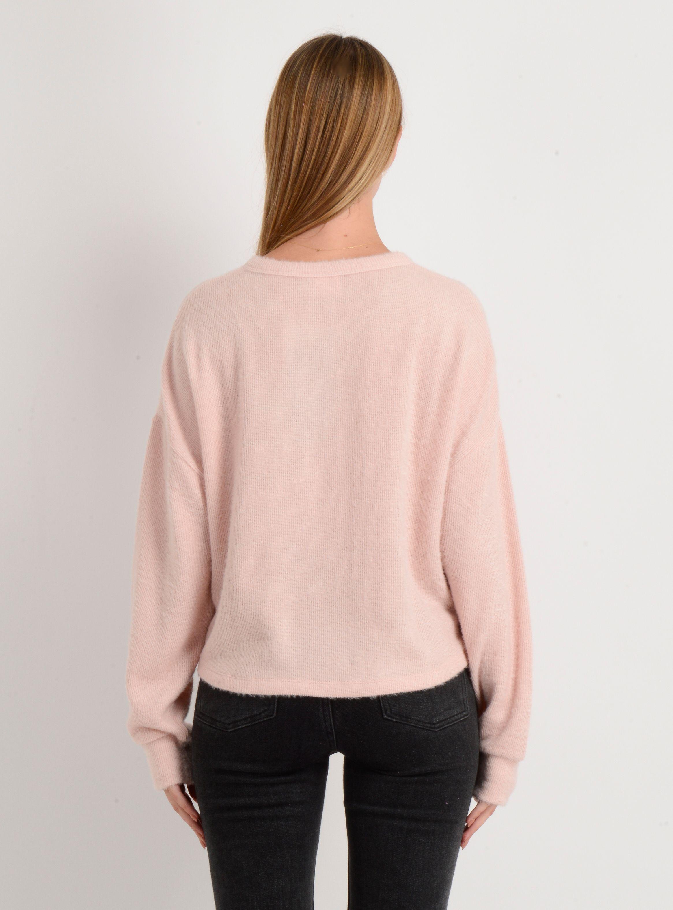 POLERA TEJIDA MANGA LARGA INESSA ROSADO CLARO-1