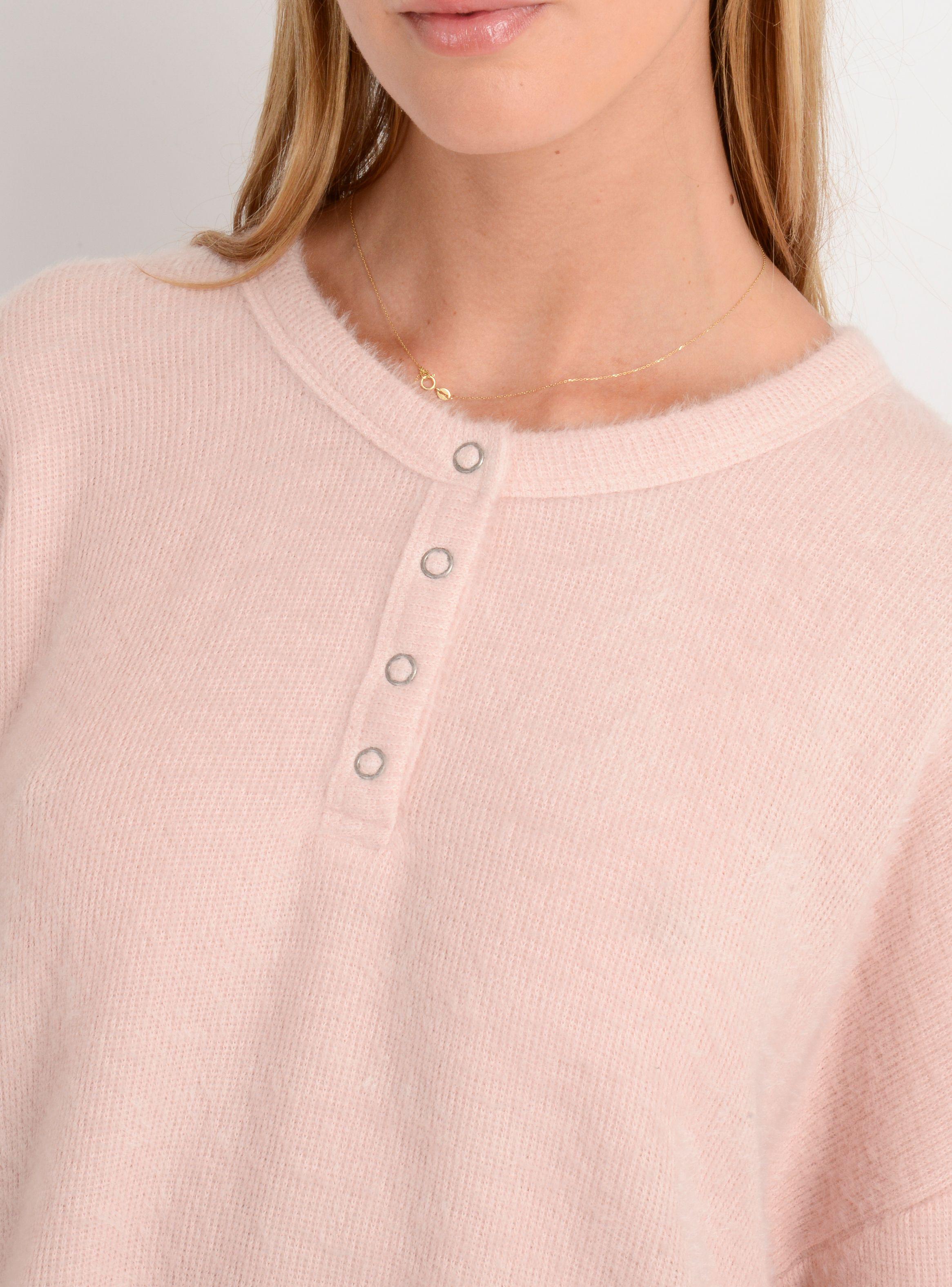 POLERA TEJIDA MANGA LARGA INESSA ROSADO CLARO-4