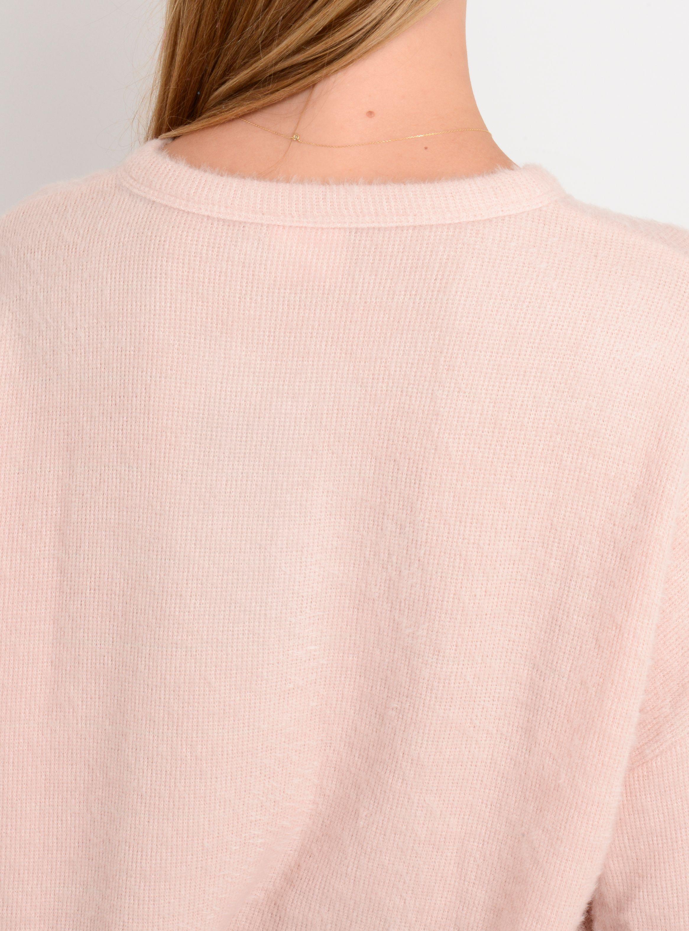 POLERA TEJIDA MANGA LARGA INESSA ROSADO CLARO-5